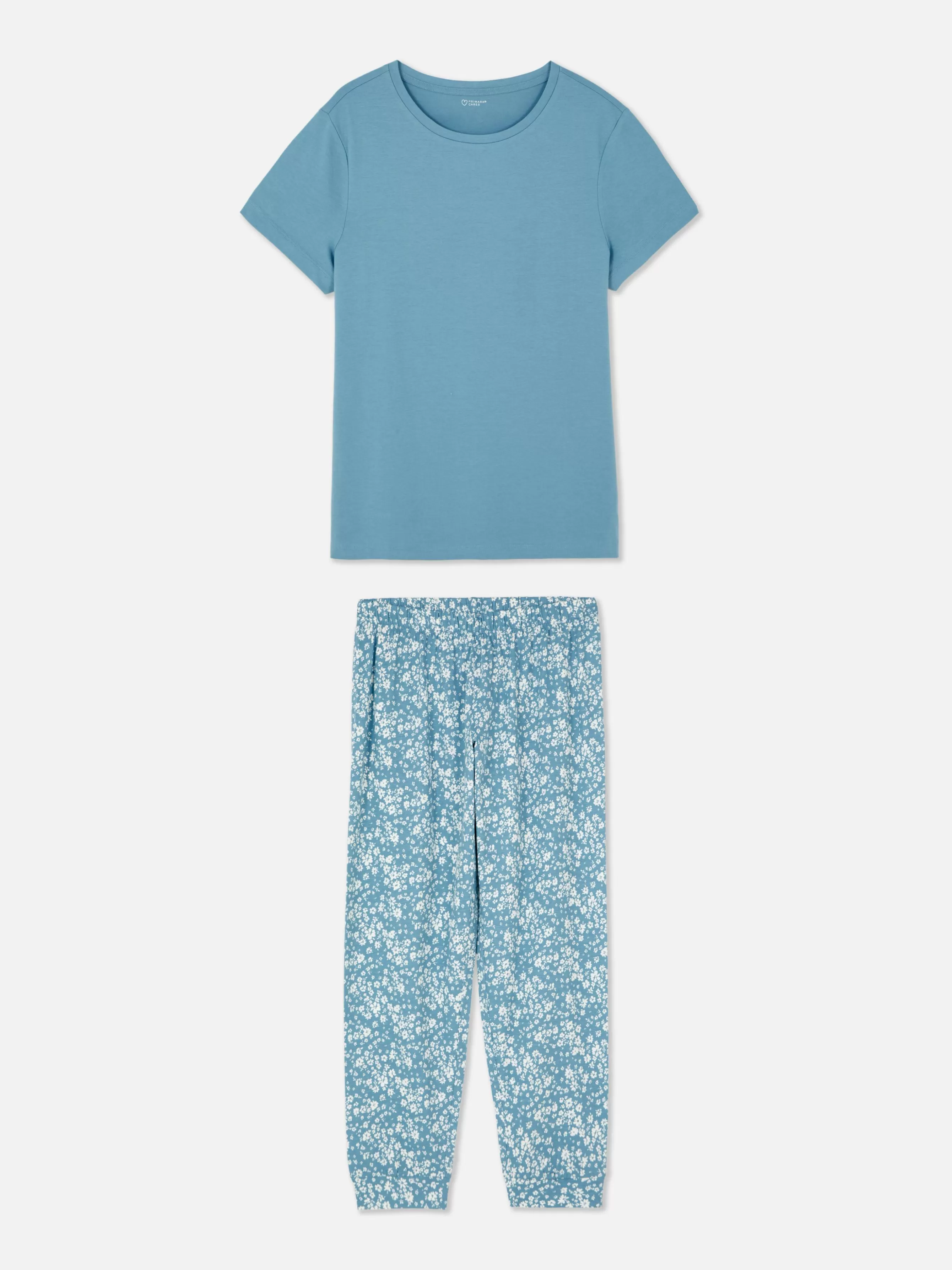 MULHER Primark Pijama Manga Curta Padrão