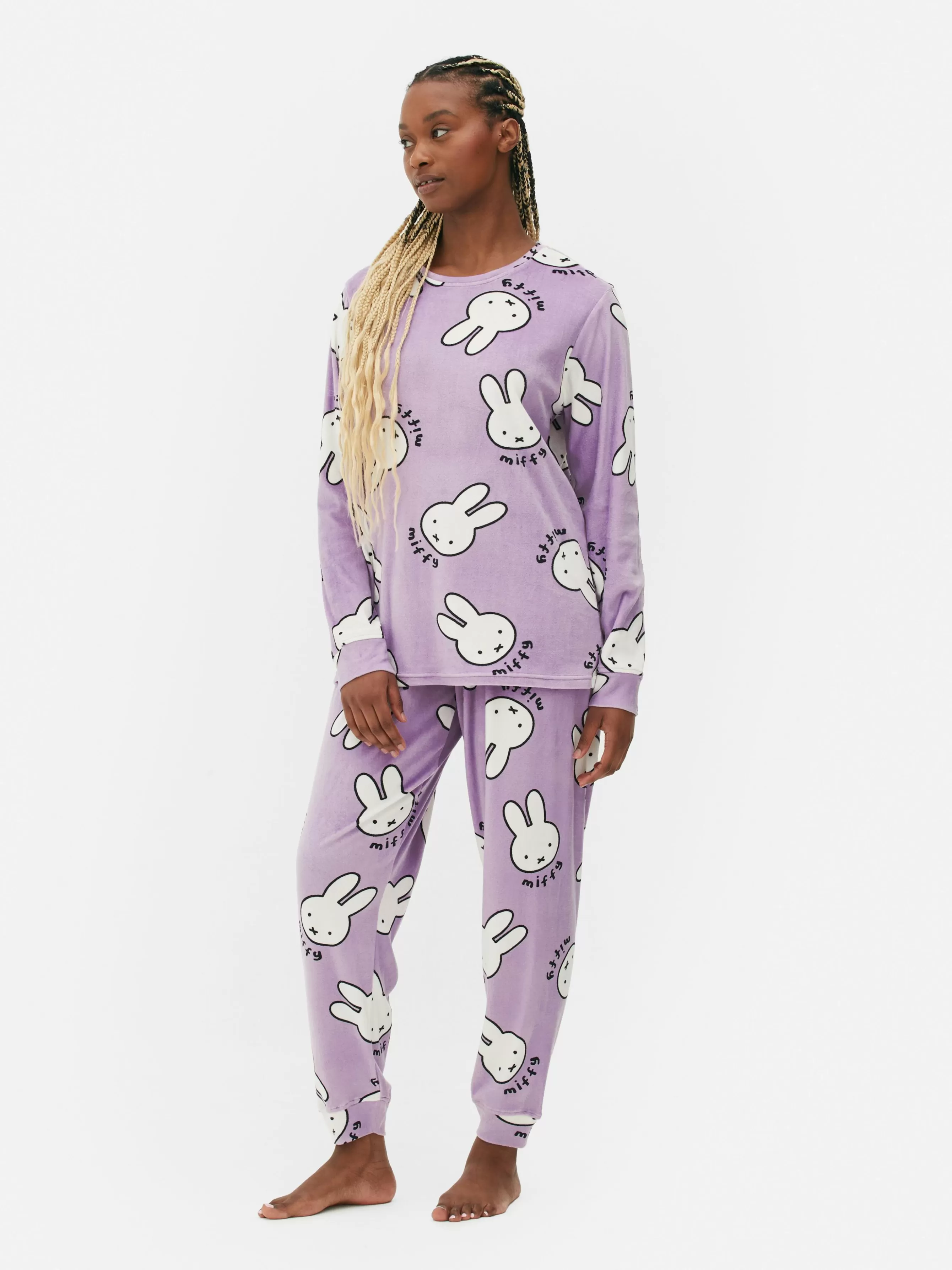 MULHER Primark Pijama Polar Manga Comprida Miffy