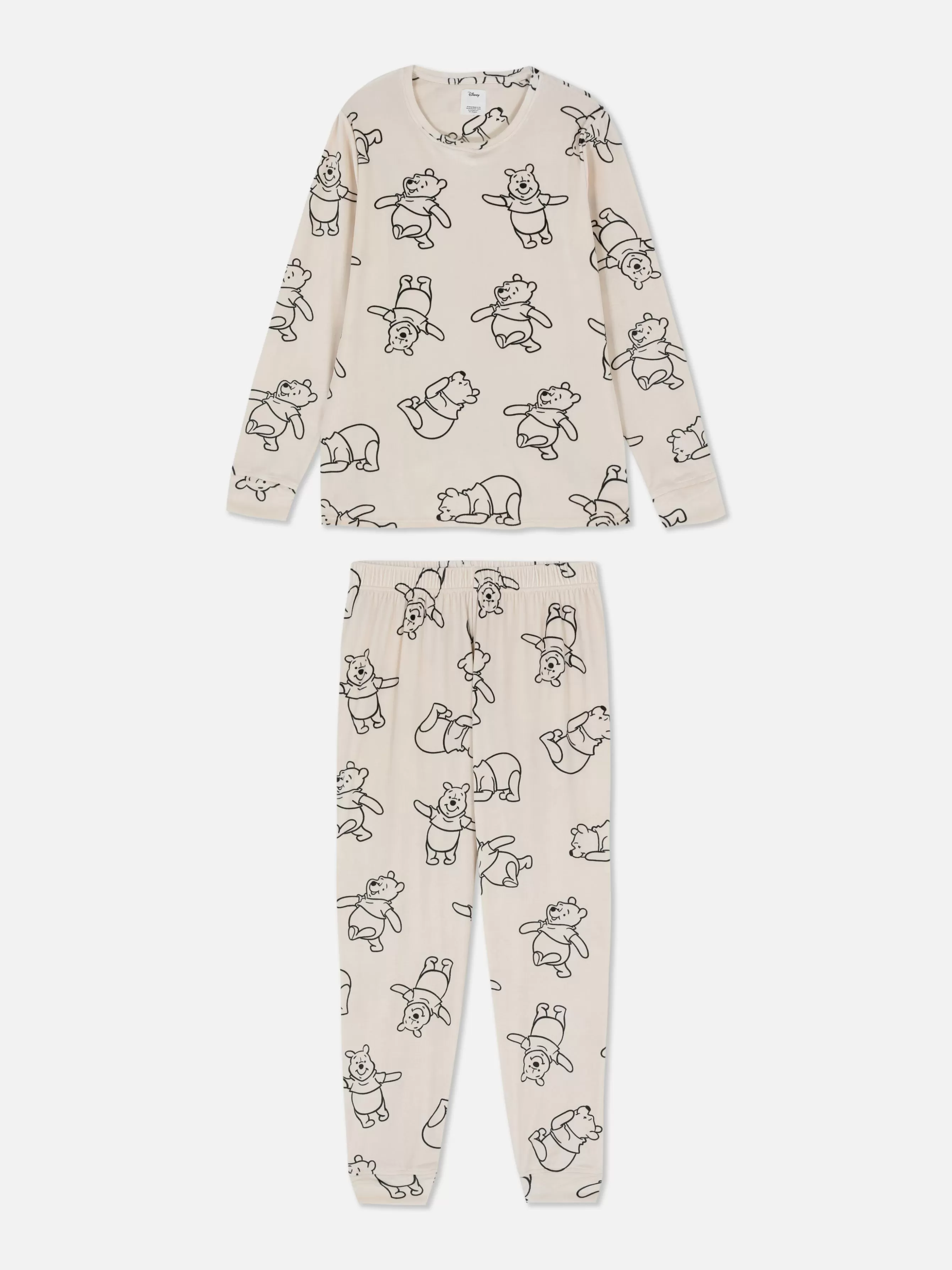 MULHER Primark Pijama Polar Manga Comprida Personagens Disney