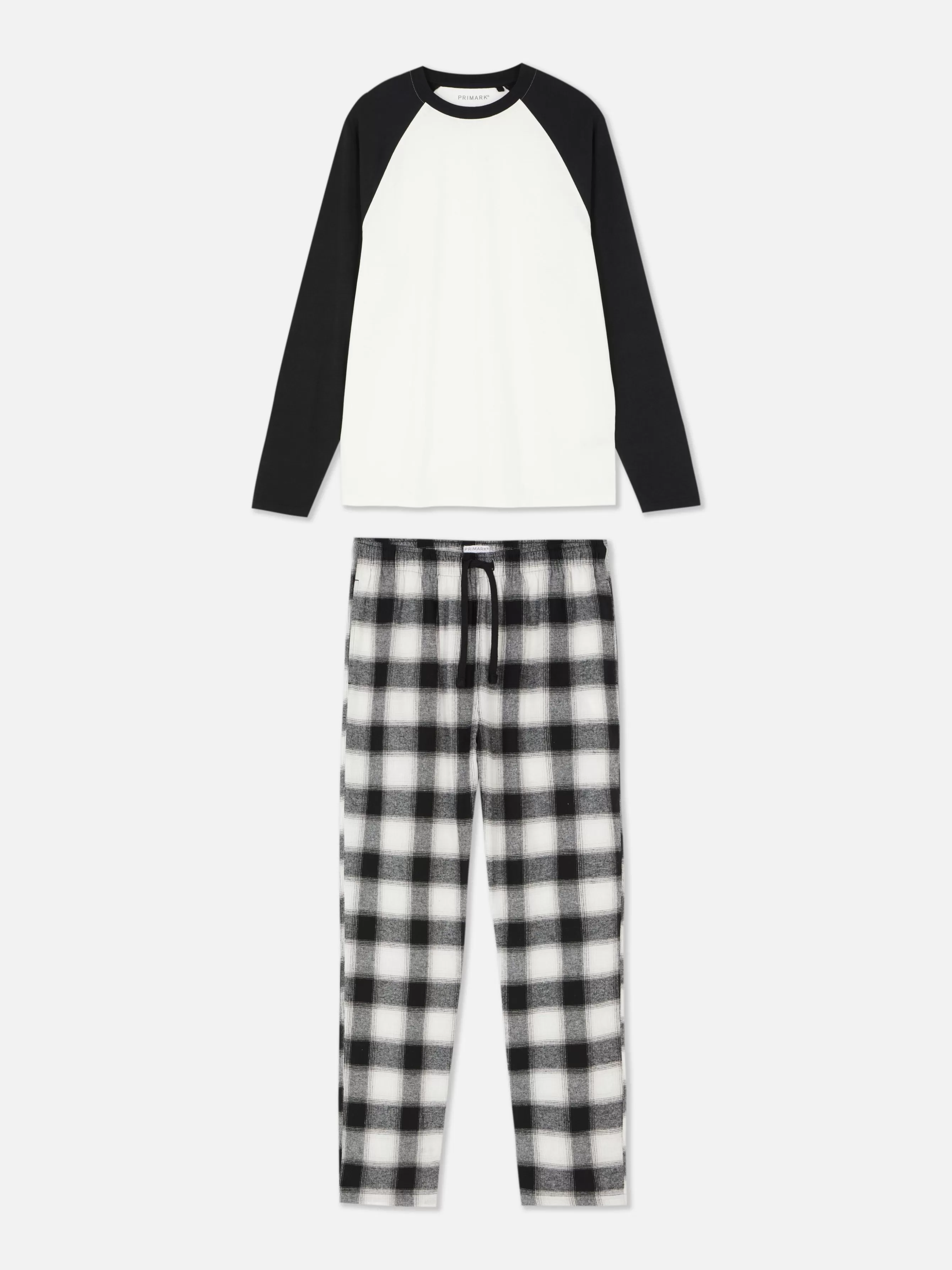 Primark Pijama Xadrez Algodão Escovado