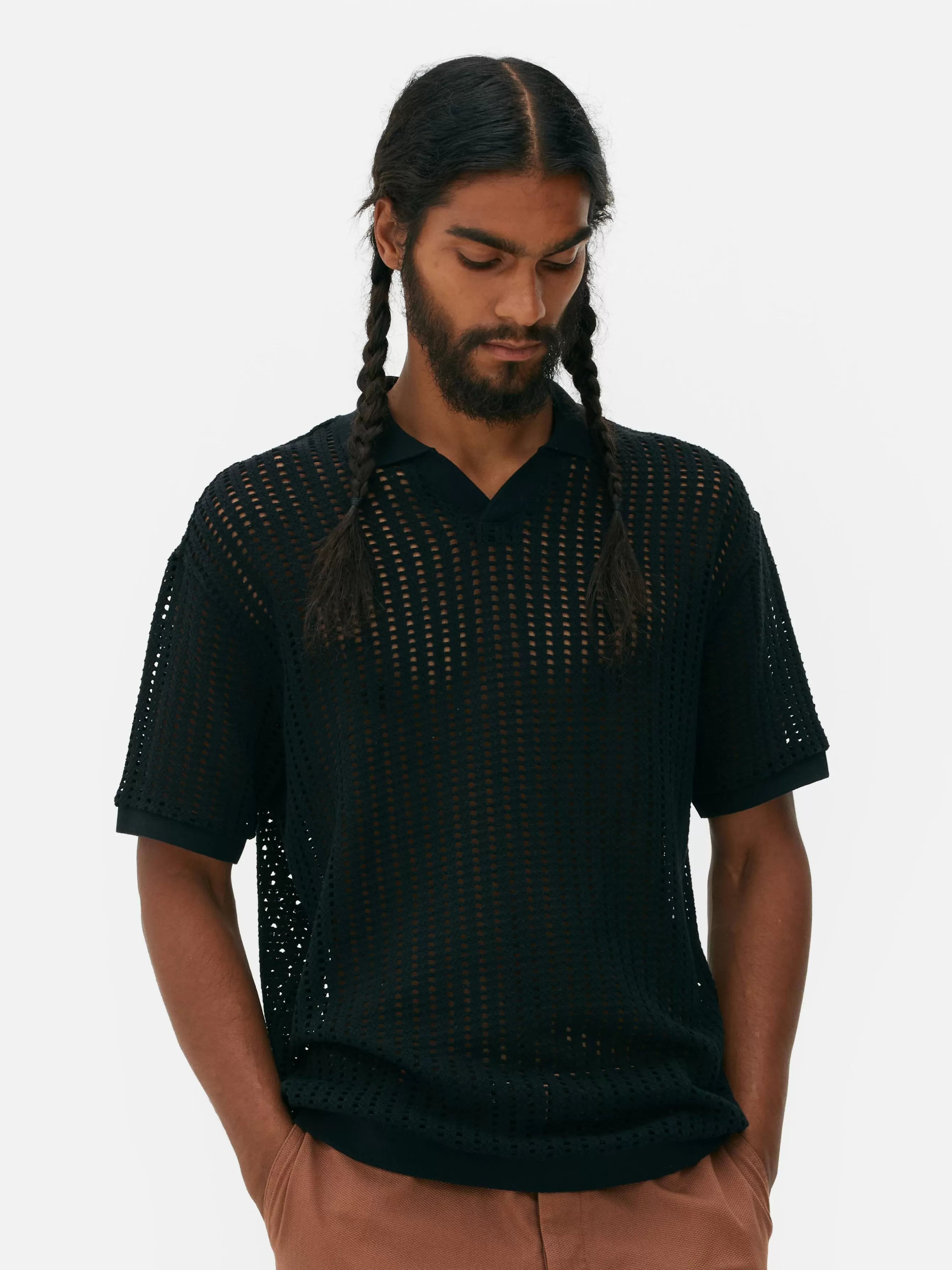 Primark Polo Croché Ponto Aberto