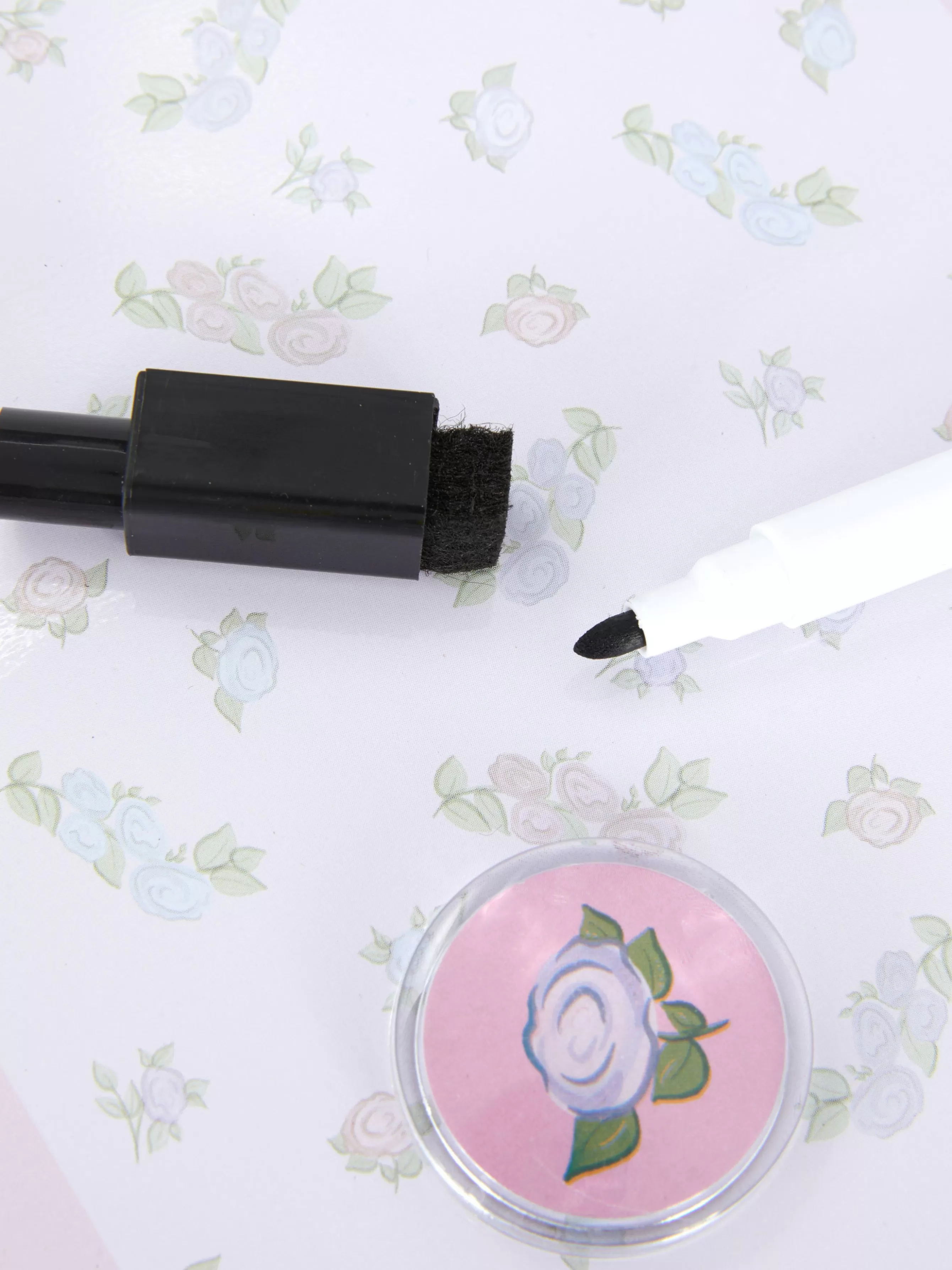 Primark Quadro Branco Padrão Floral