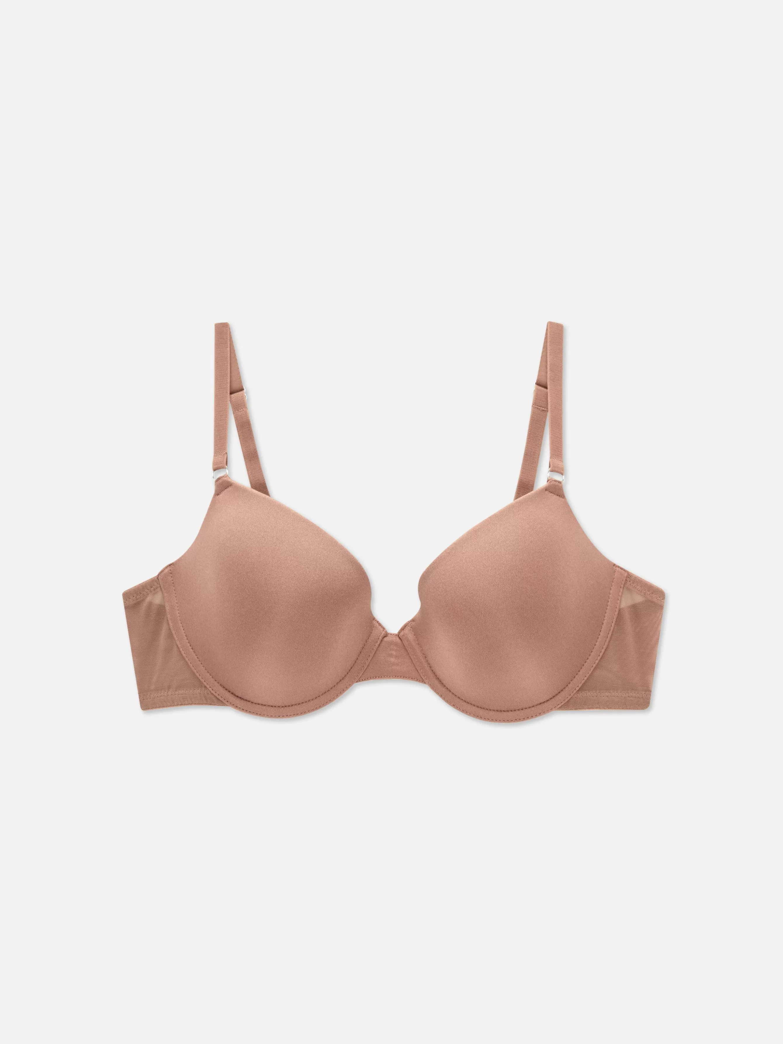 MULHER Primark Sutiã T-shirt Rebordo Malha Rede Moderno
