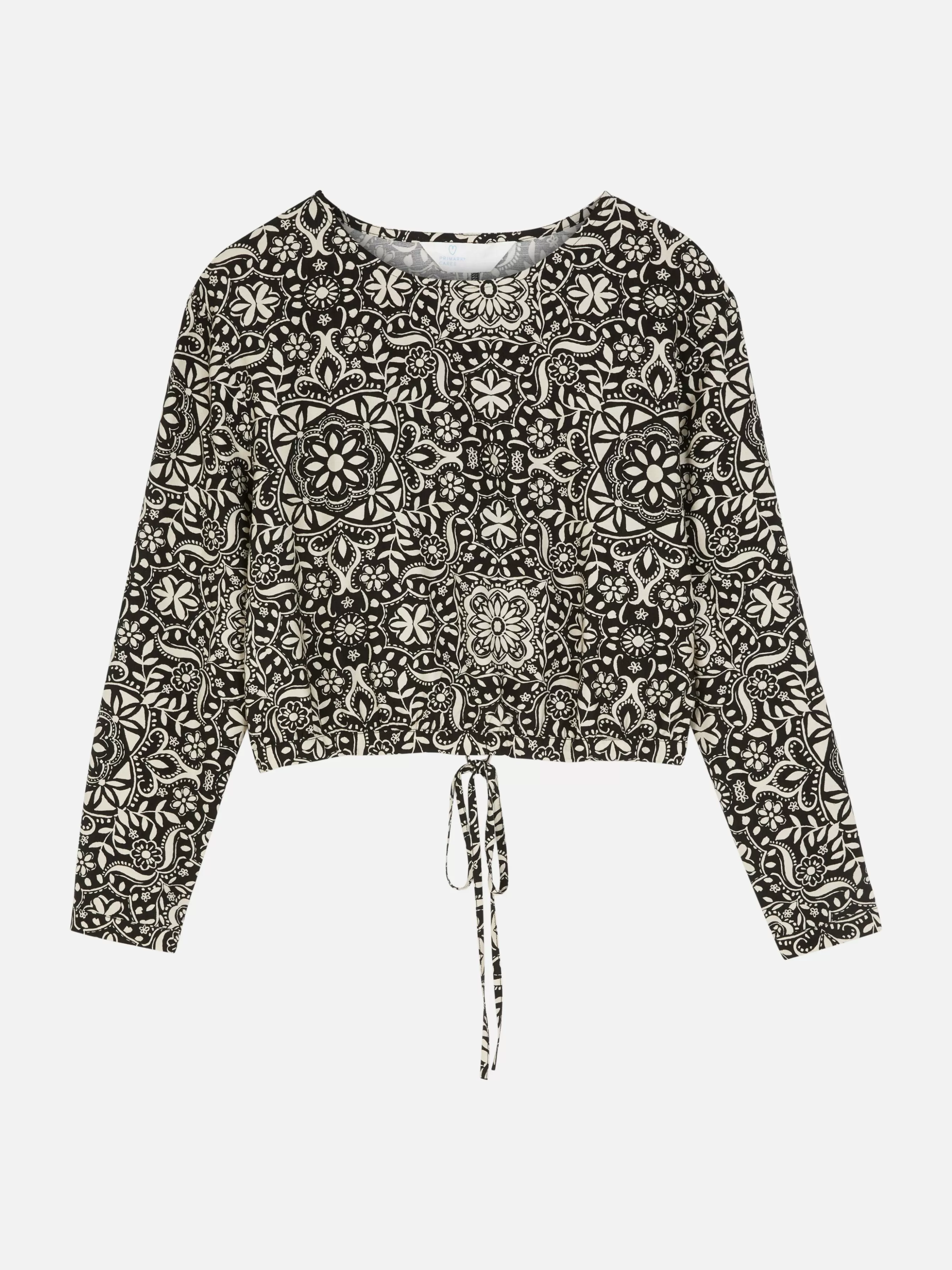 MULHER Primark Top Coord. Manga Comprida Bainha Cordão