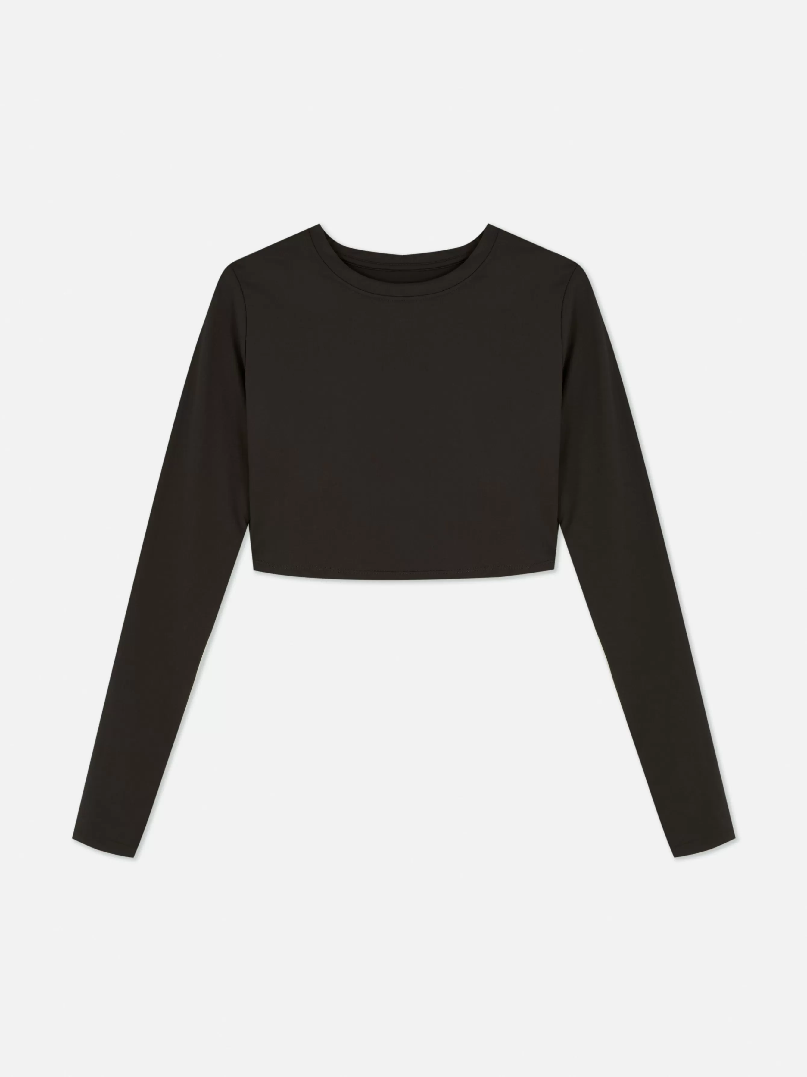 MULHER Primark Top Curto Desporto Manga Comprida Suave Rita Ora