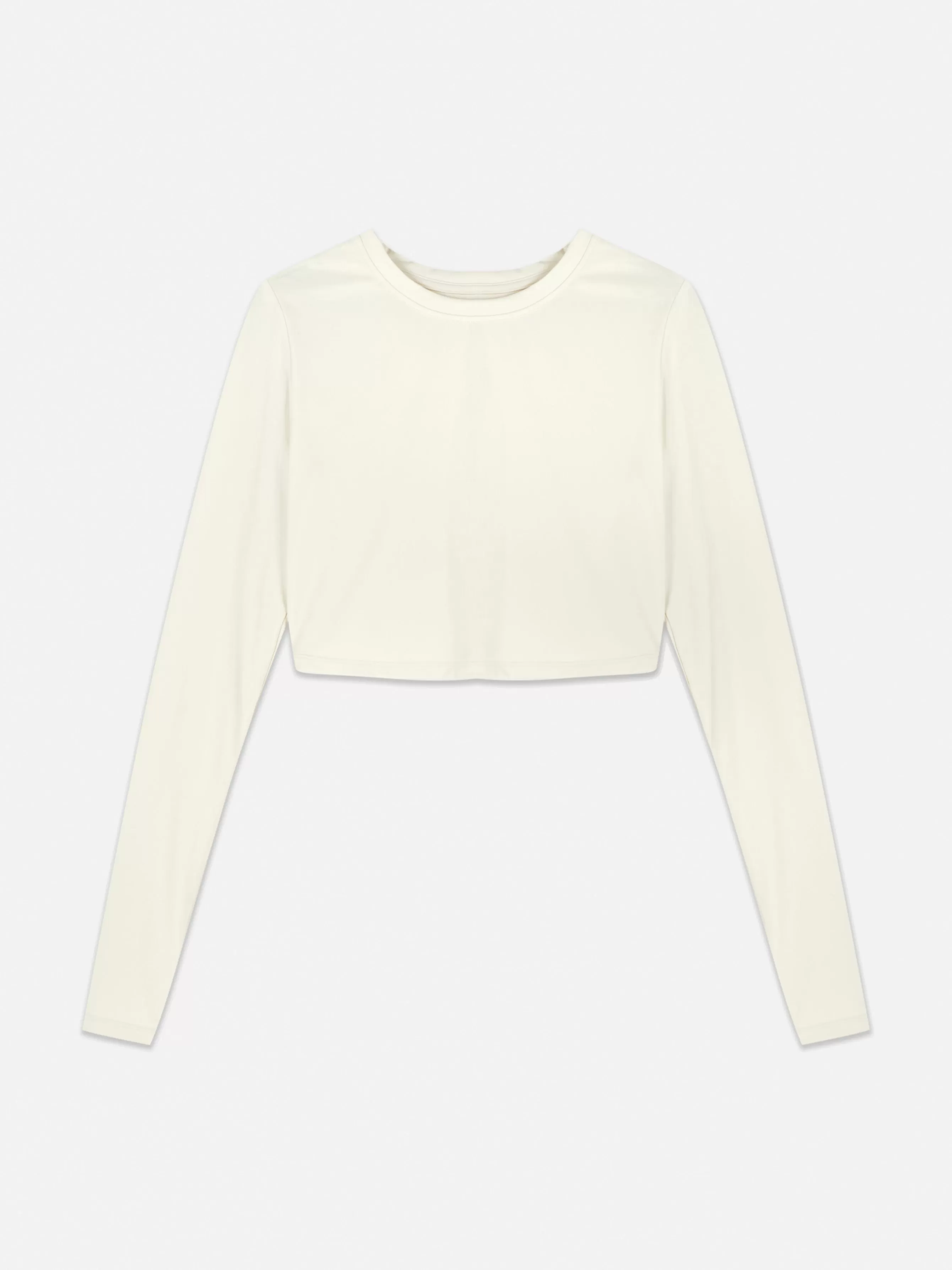 MULHER Primark Top Curto Desporto Manga Comprida Suave Rita Ora