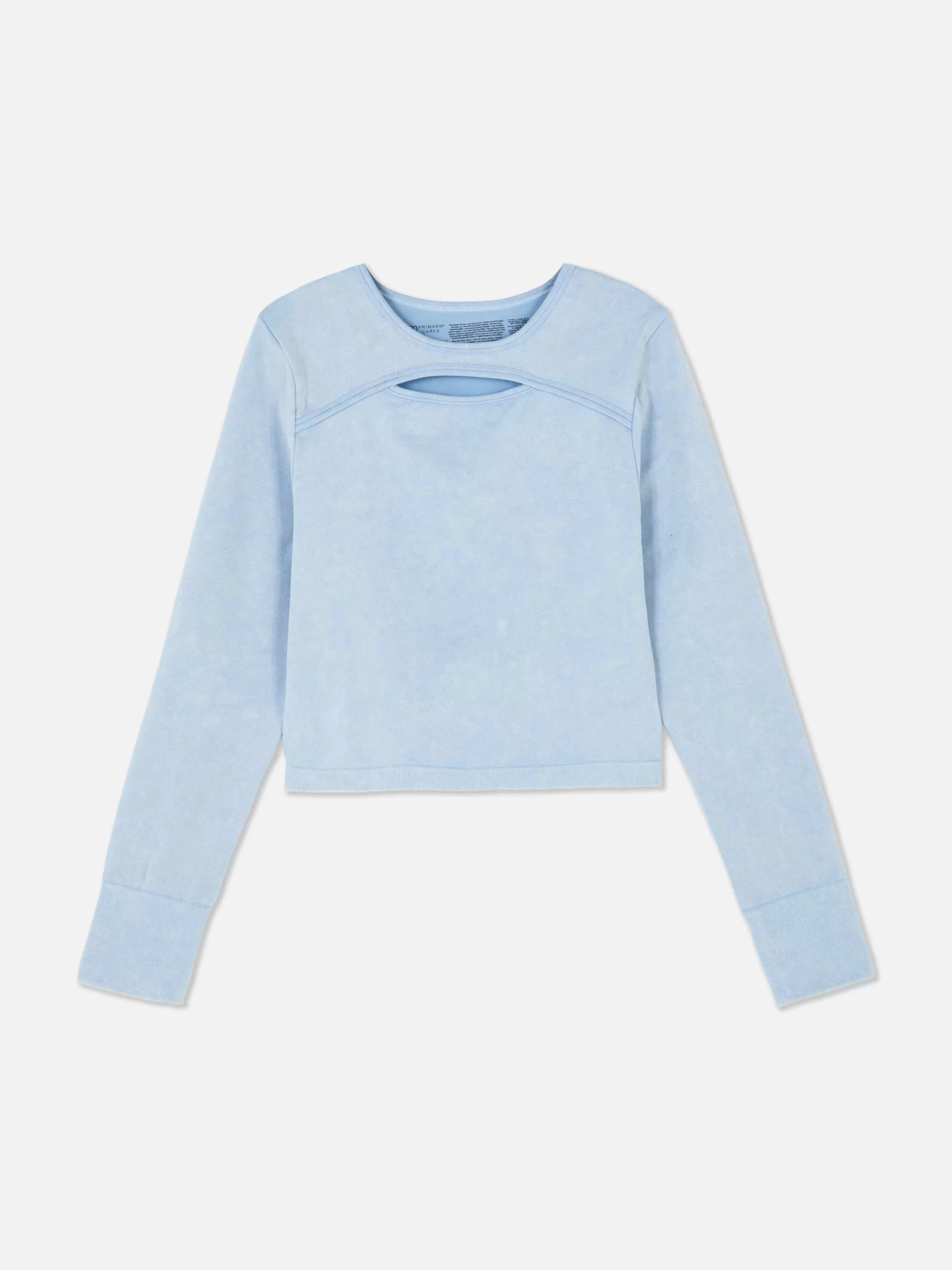 Primark Top Manga Comprida Lavagem ácida
