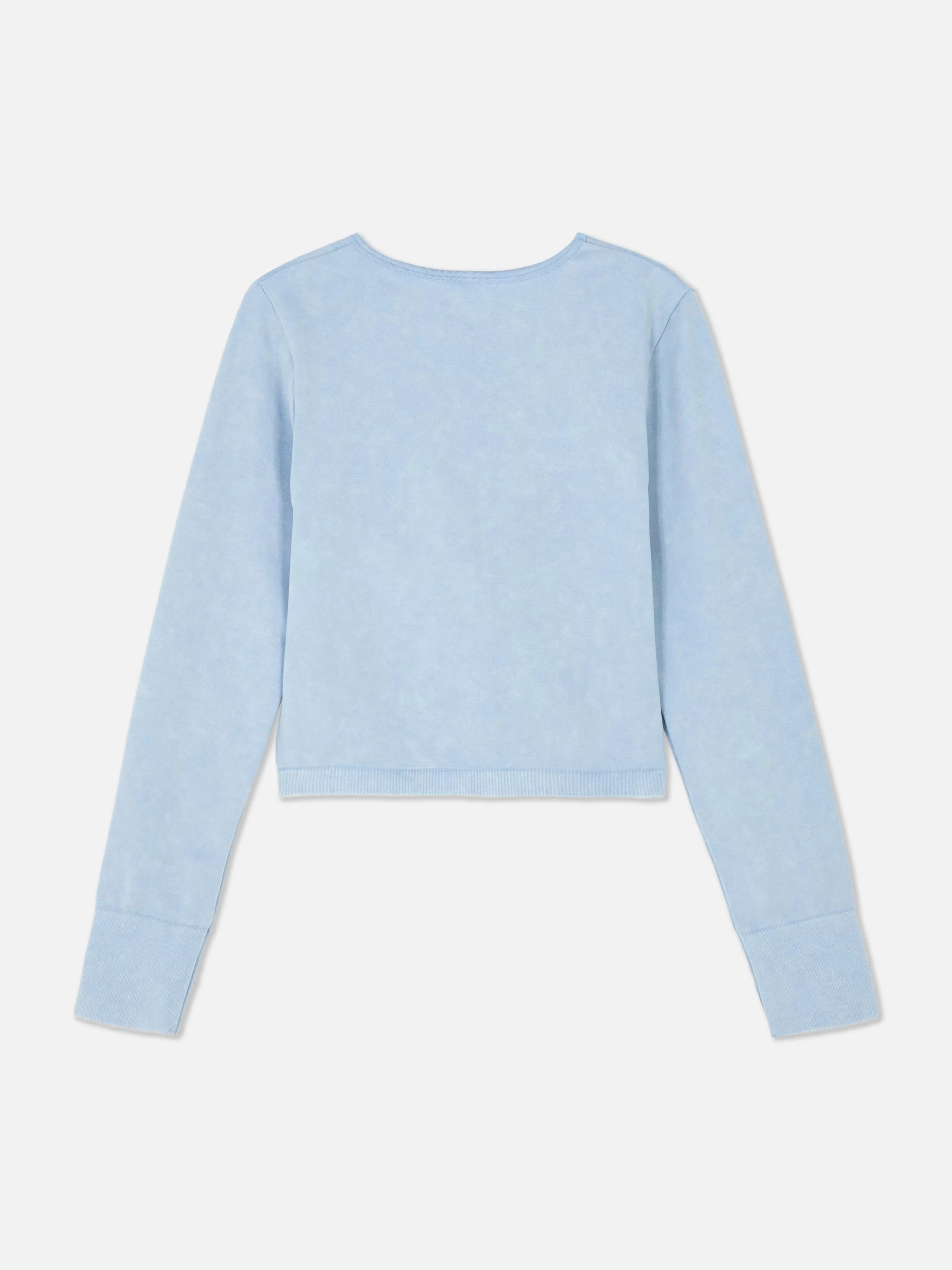 Primark Top Manga Comprida Lavagem ácida