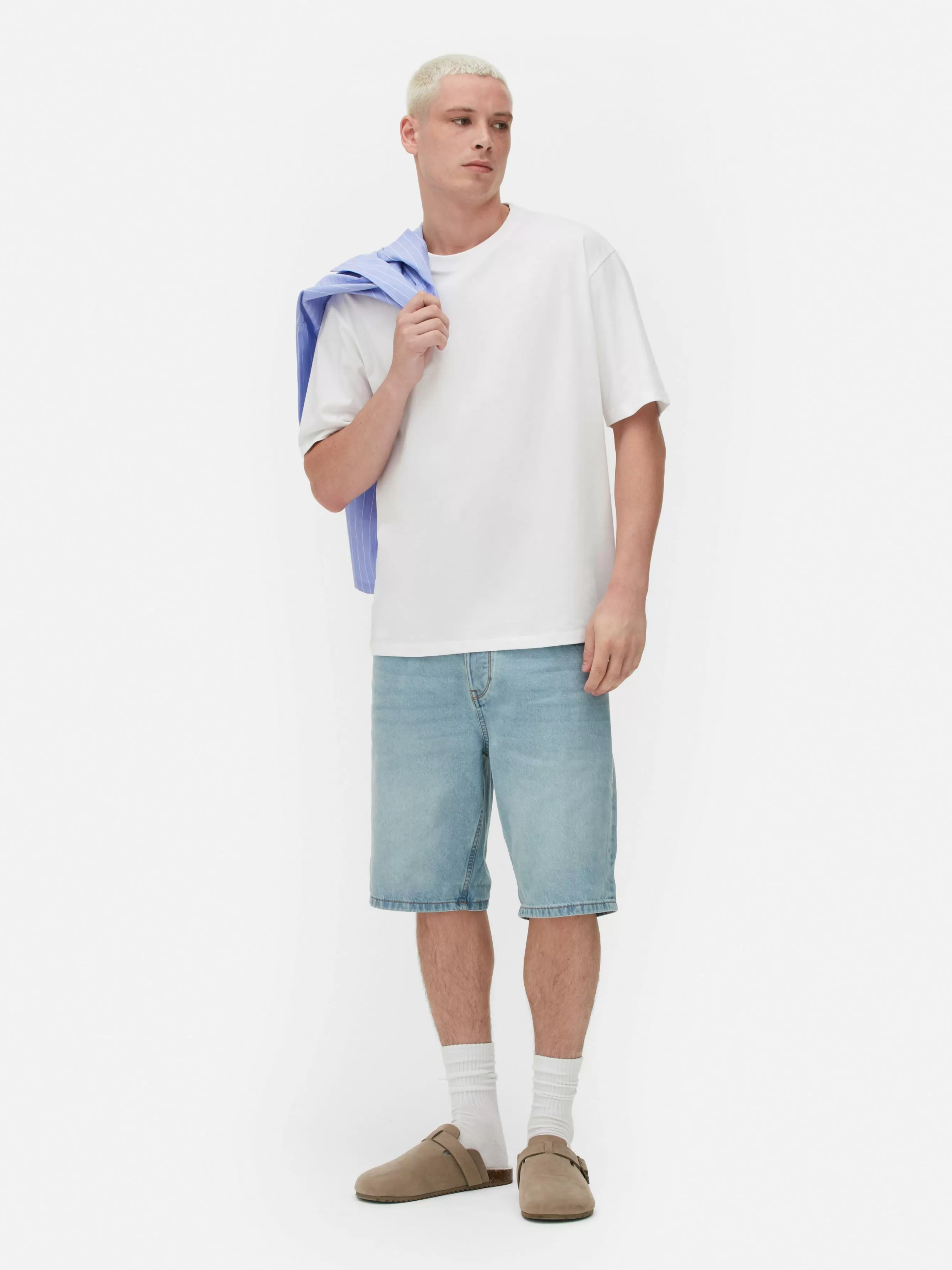 Primark T-shirt Algodão Corte Folgado