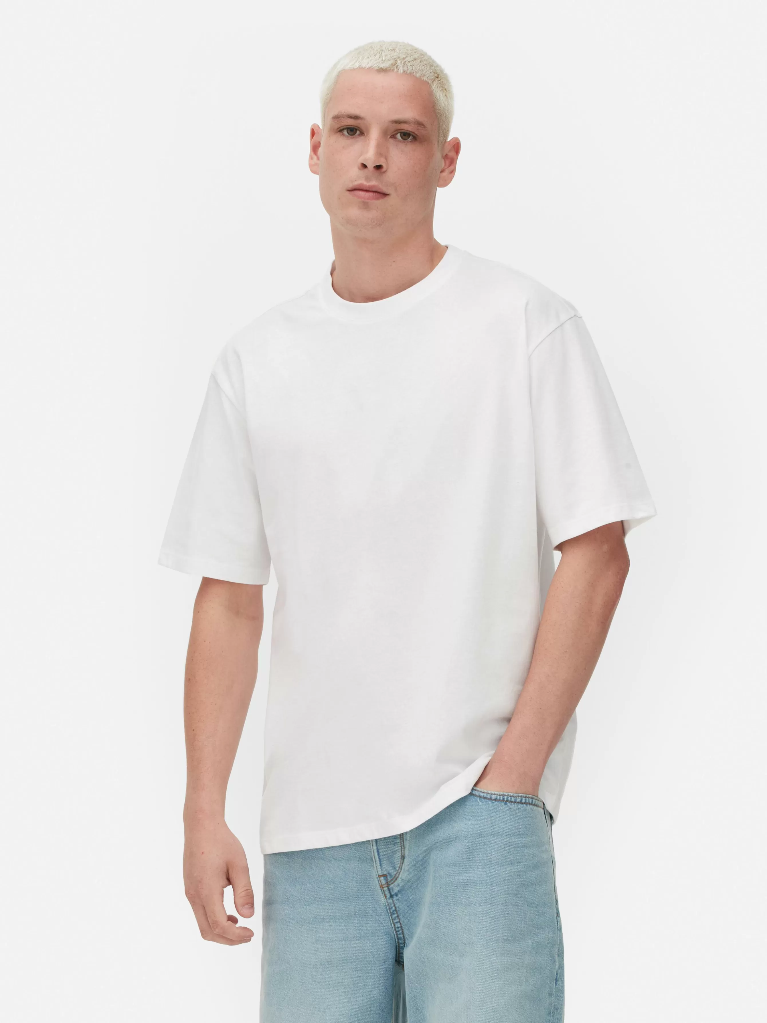 Primark T-shirt Algodão Corte Folgado