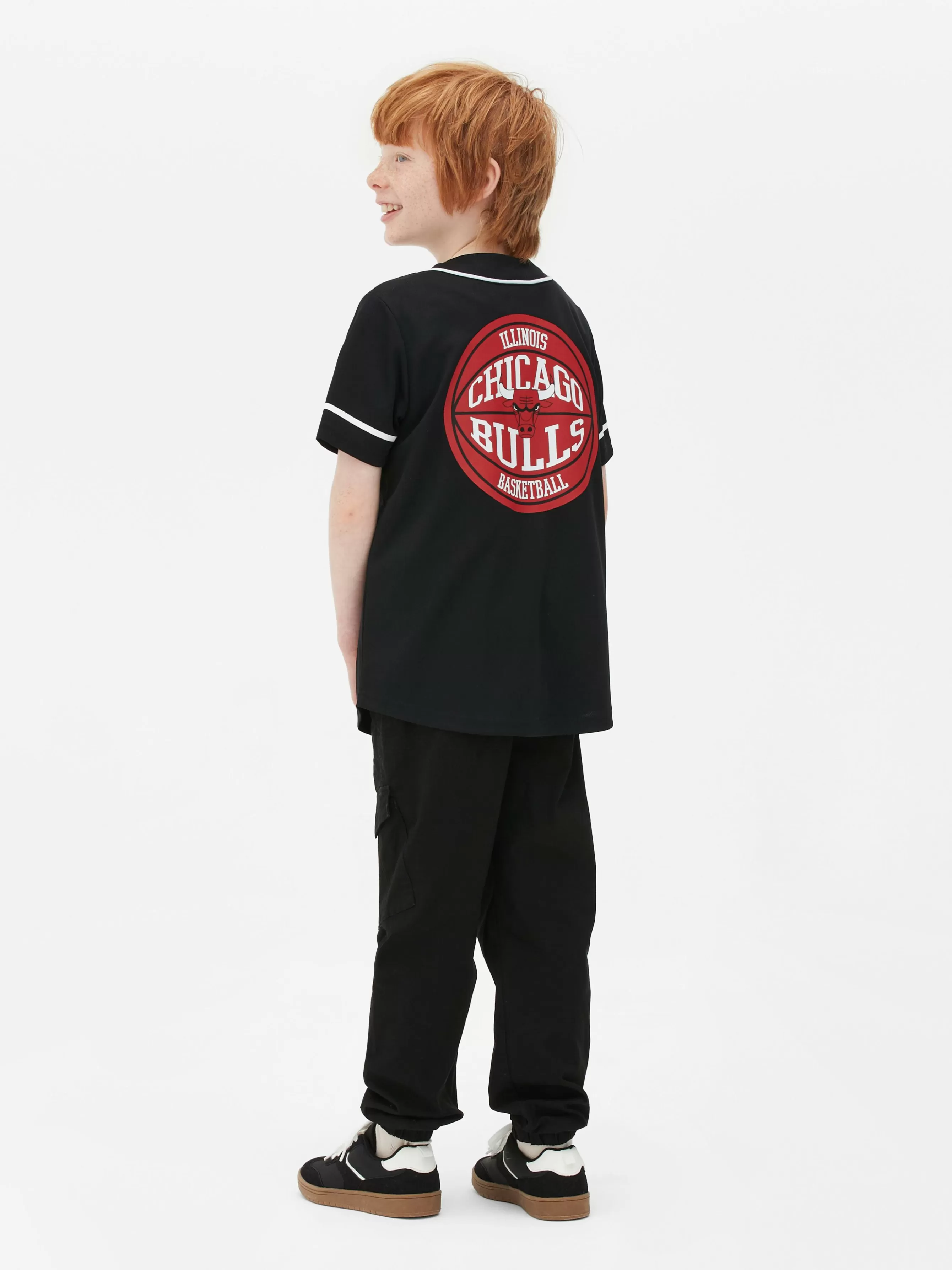 Primark T-shirt Botões NBA Chicago Bulls
