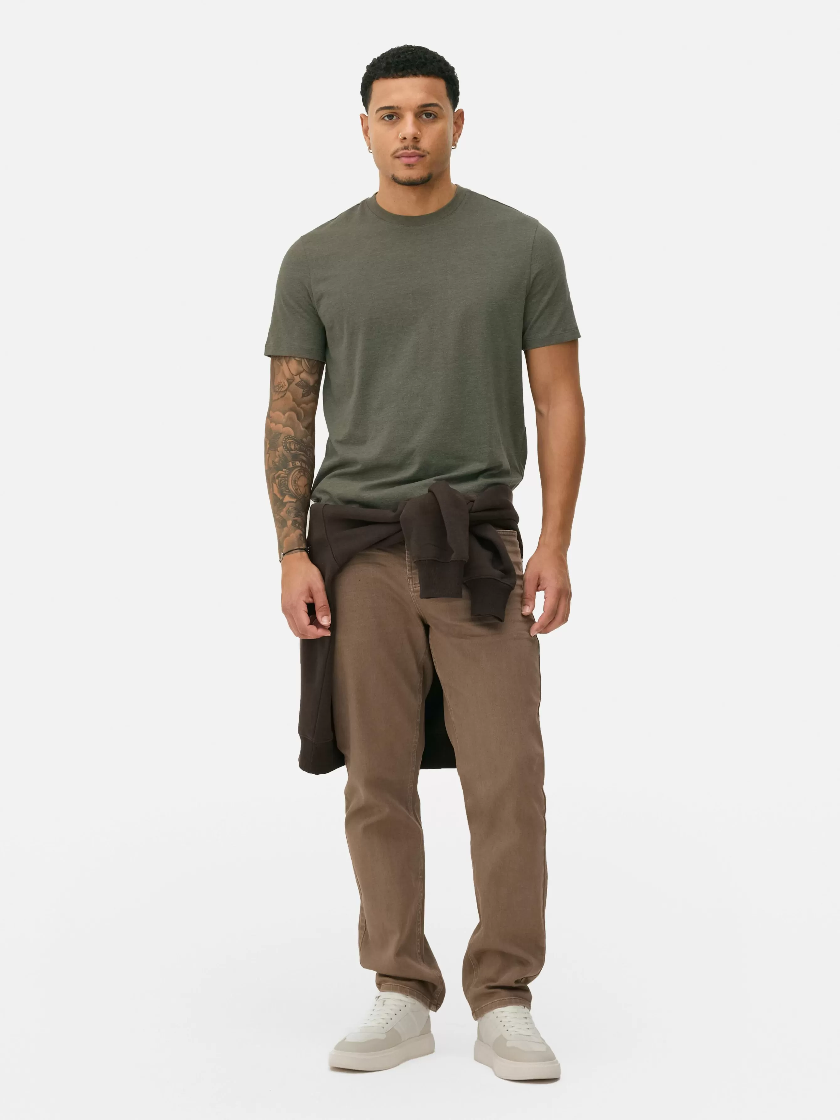 Primark T-shirt Corte Regular Marmoreado