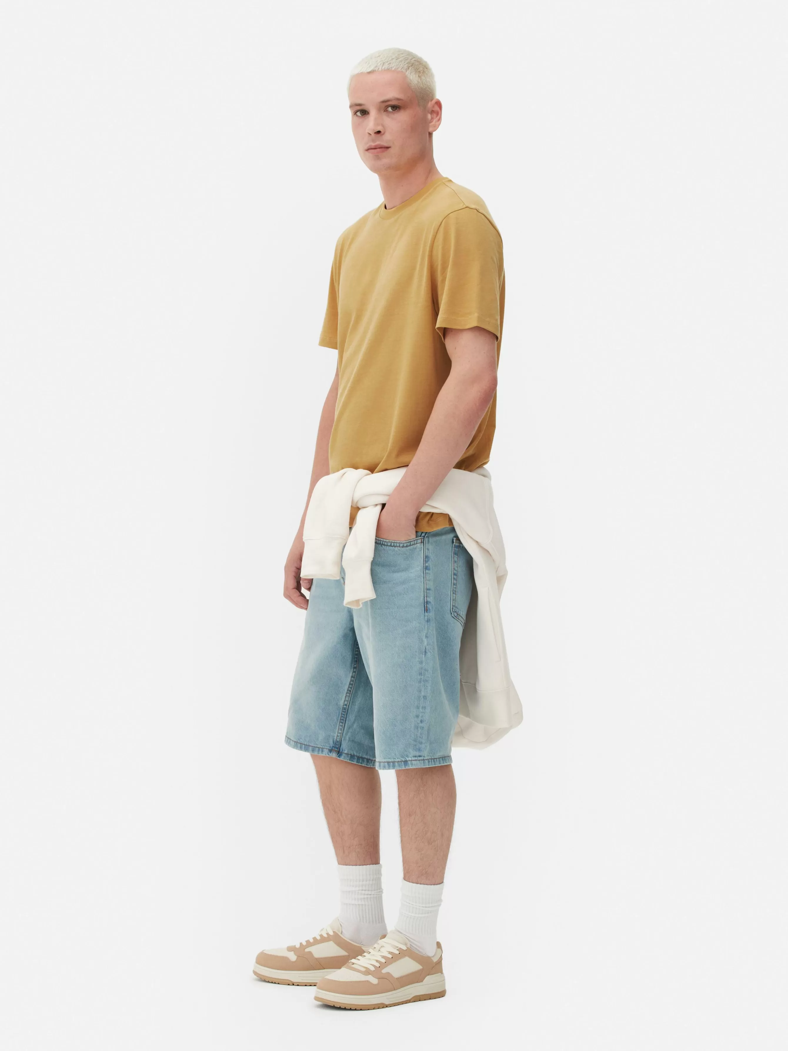 Primark T-shirt Corte Regular Marmoreado