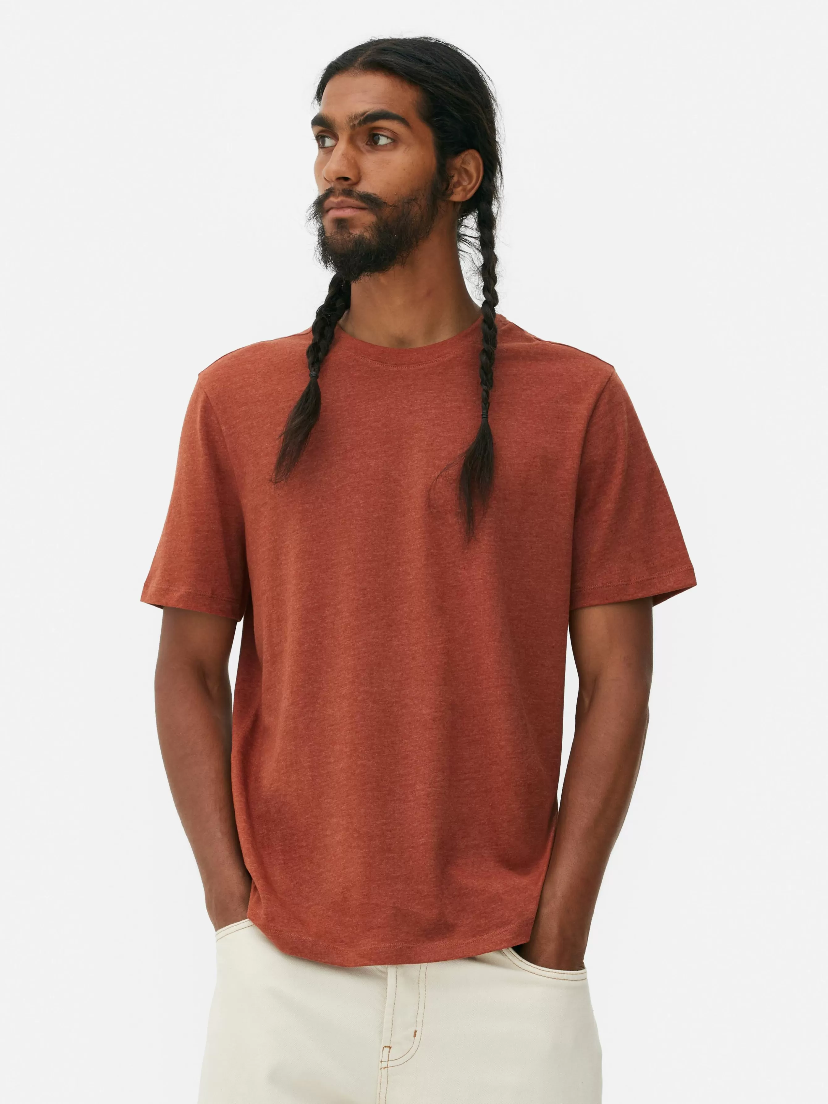 Primark T-shirt Corte Regular Marmoreado