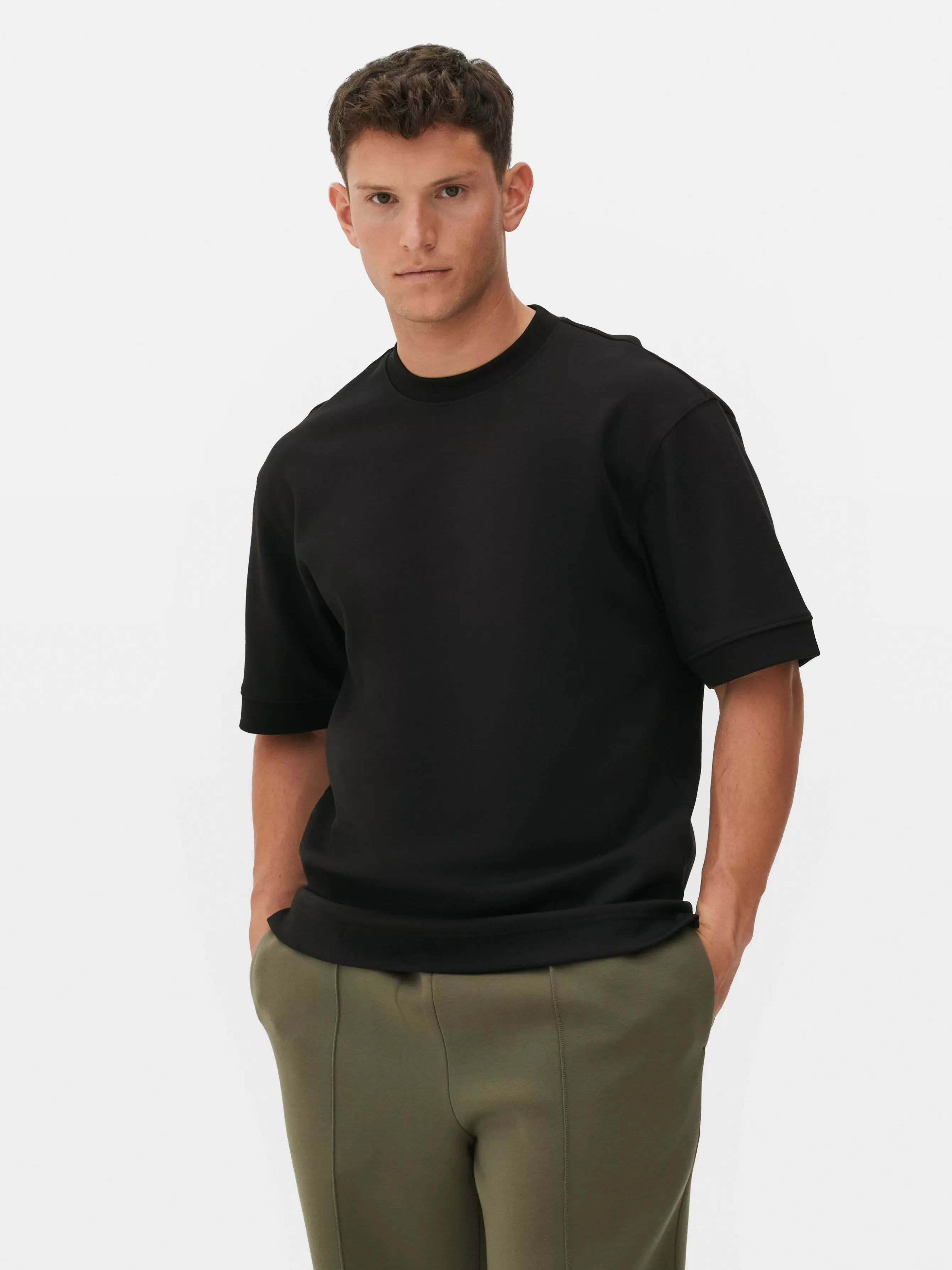 Primark T-shirt Decote Redondo Kem