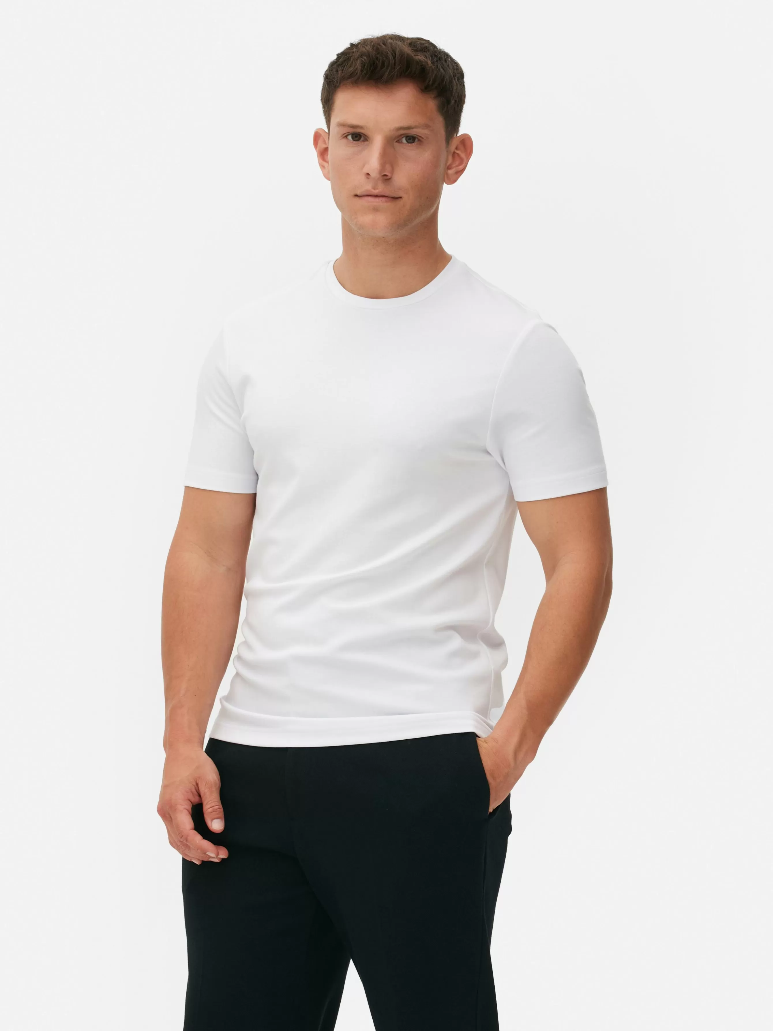 Primark T-shirt Decote Redondo Kem