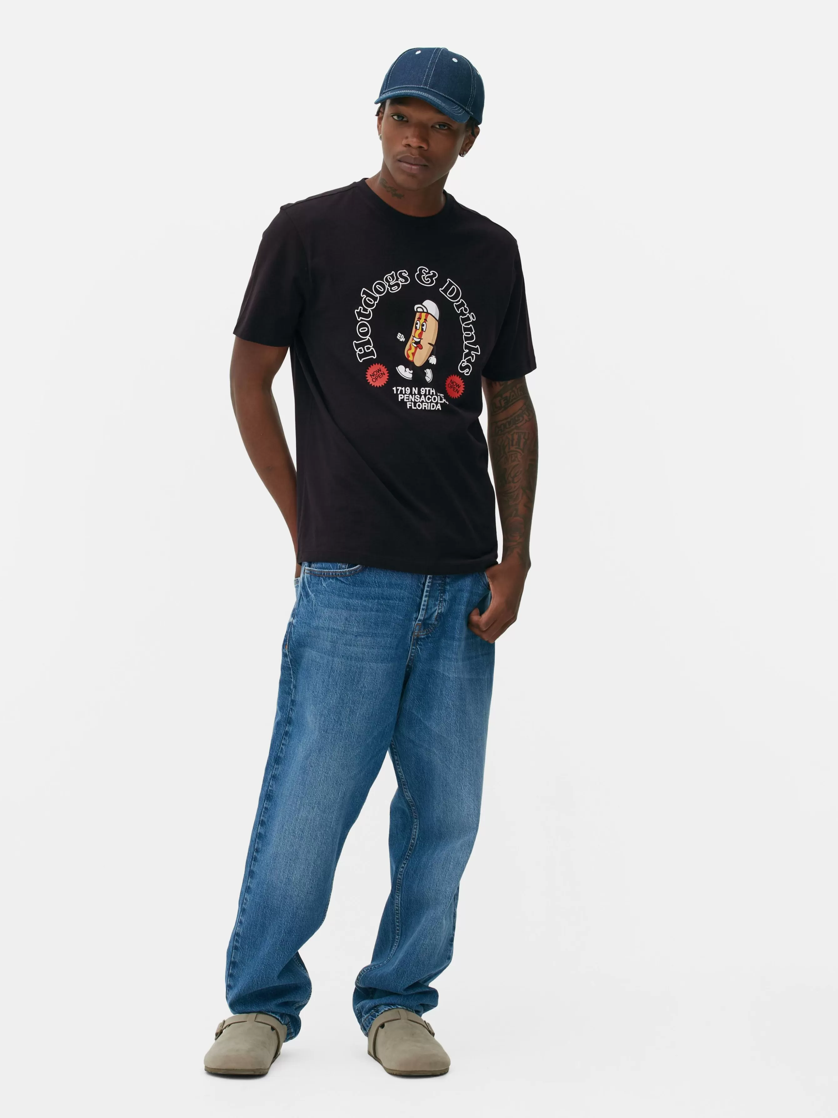 Primark T-shirt Estampada Cachorro Quente