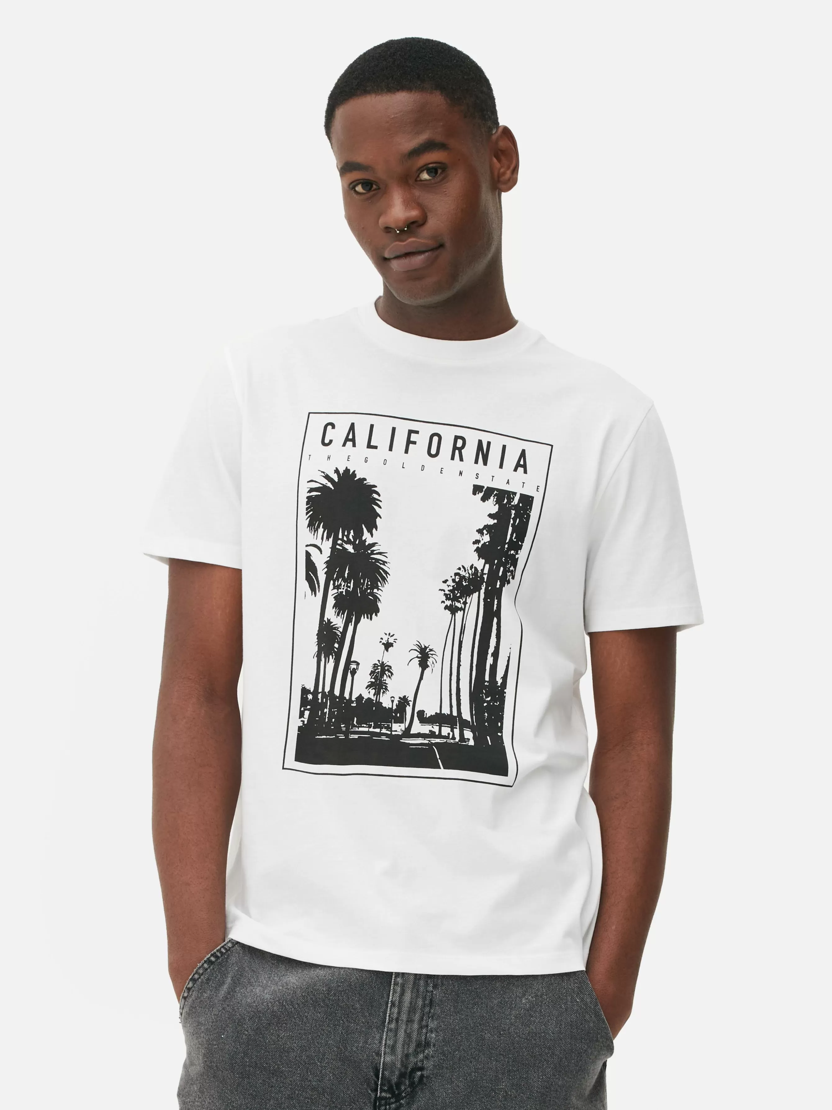 Primark T-shirt Estampado Fotografia Califórnia
