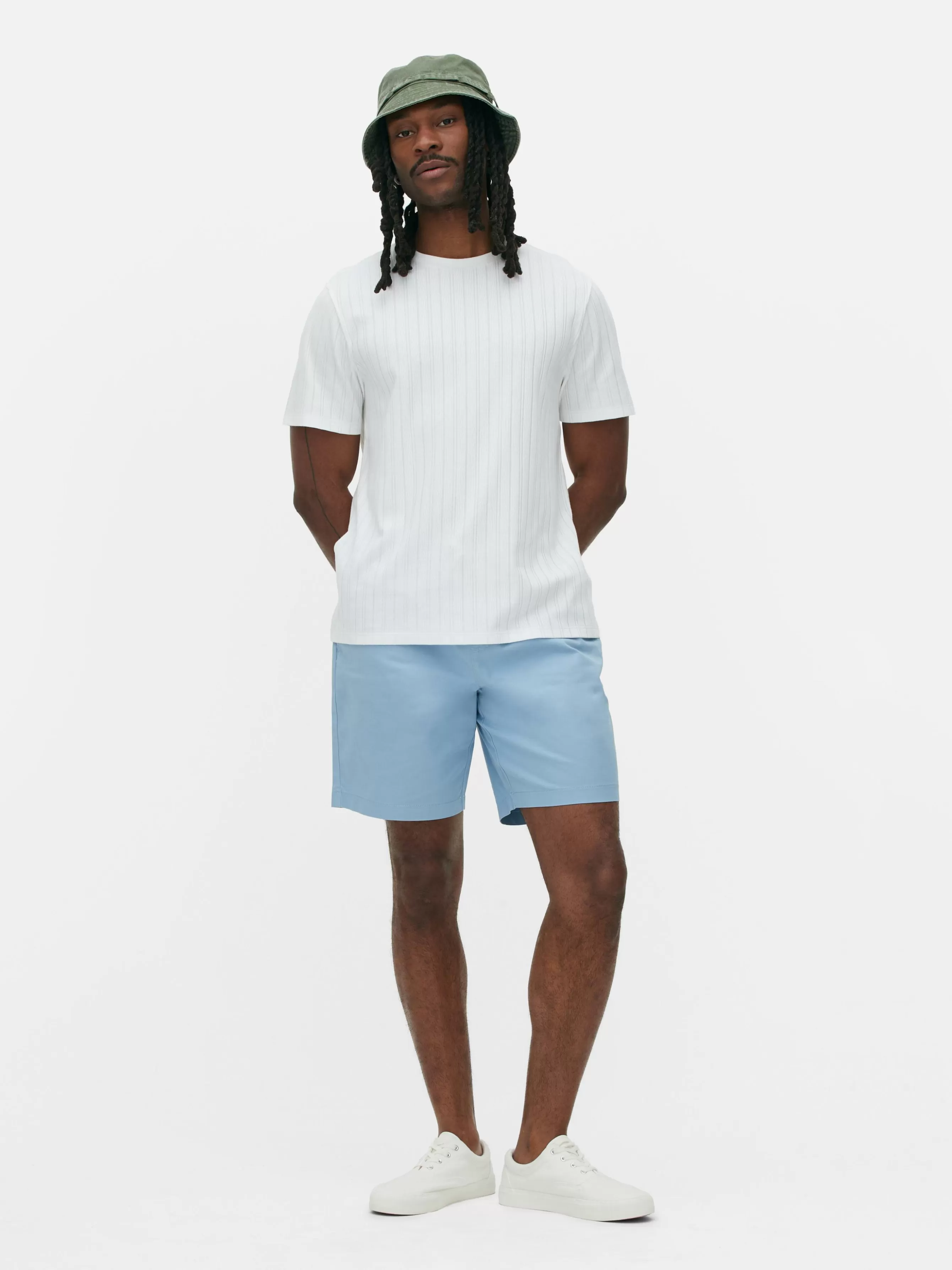 Primark T-shirt Gola Redonda Canelada