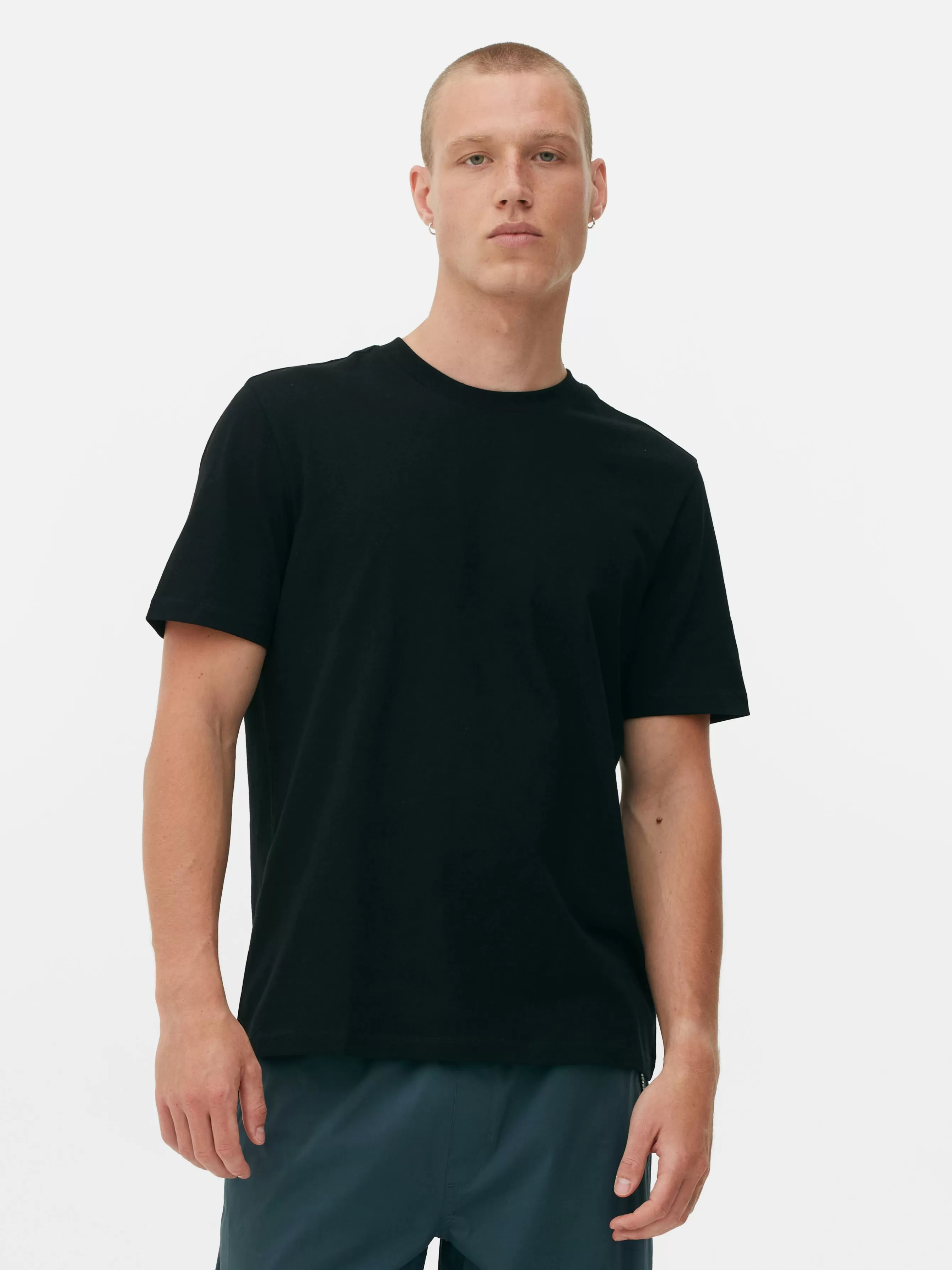 Primark T-shirt Gola Redonda Corte Regular