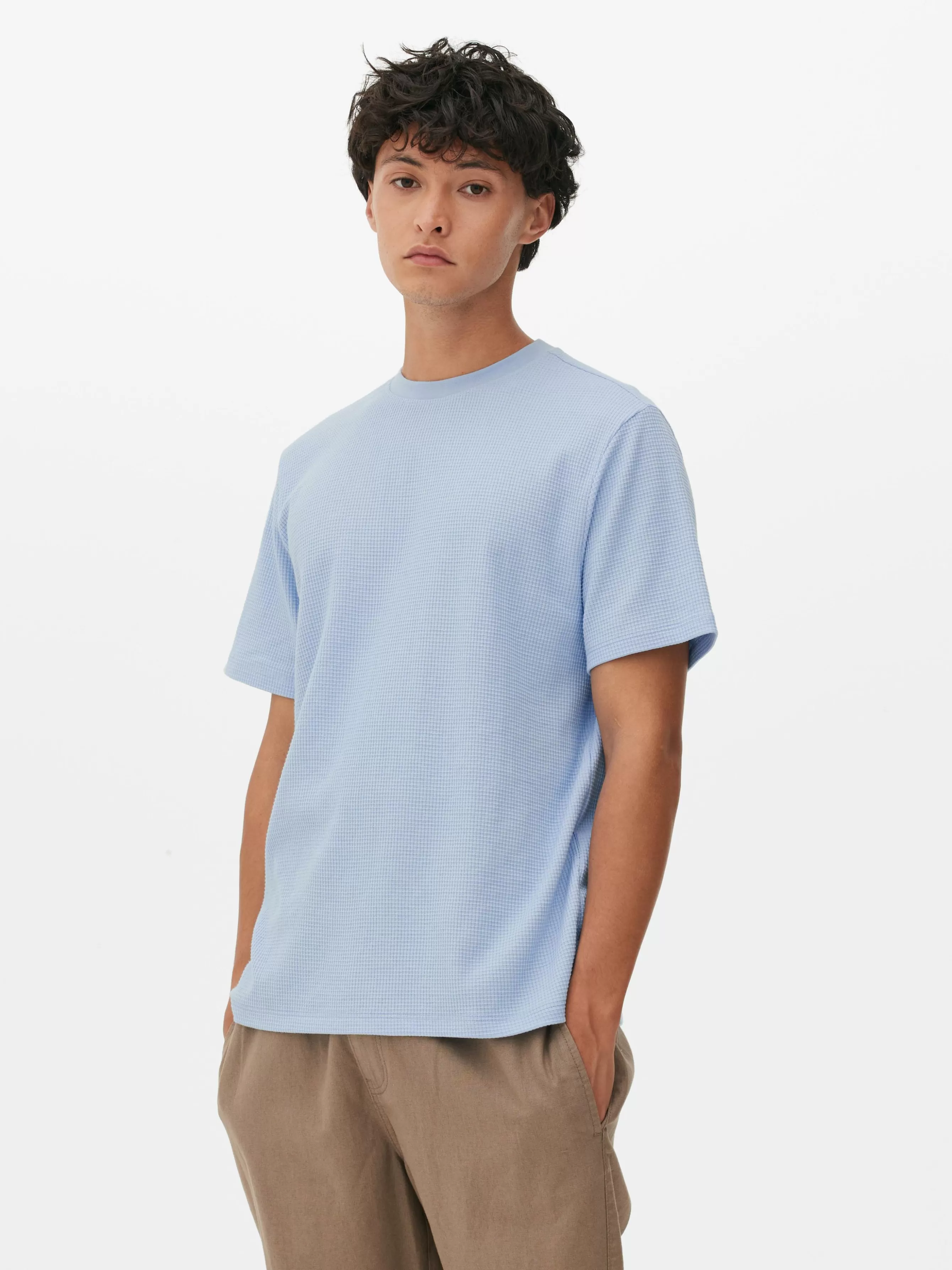 Primark T-shirt Gola Redonda Waffle