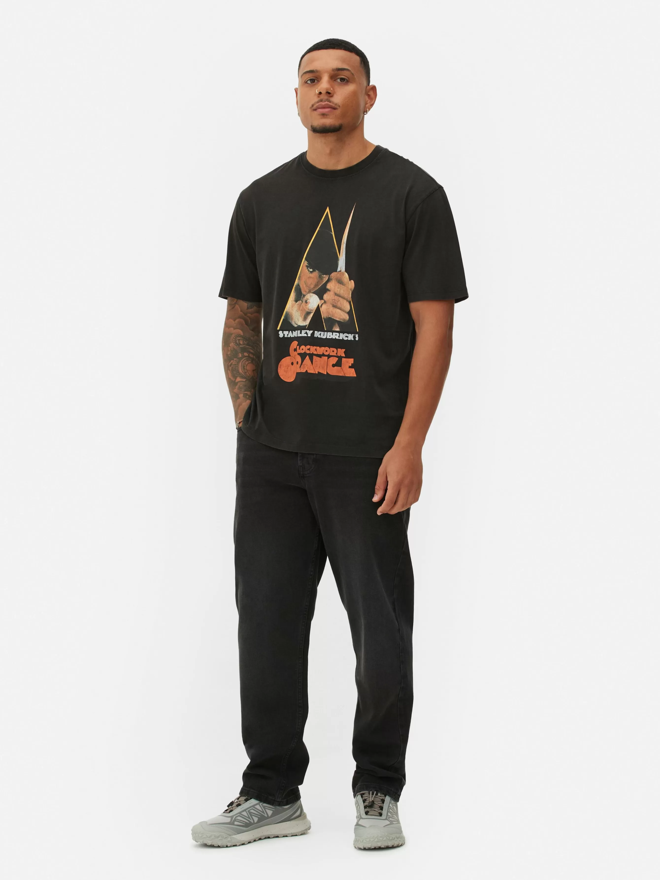 Primark T-shirt Gráfica Laranja Mecânica