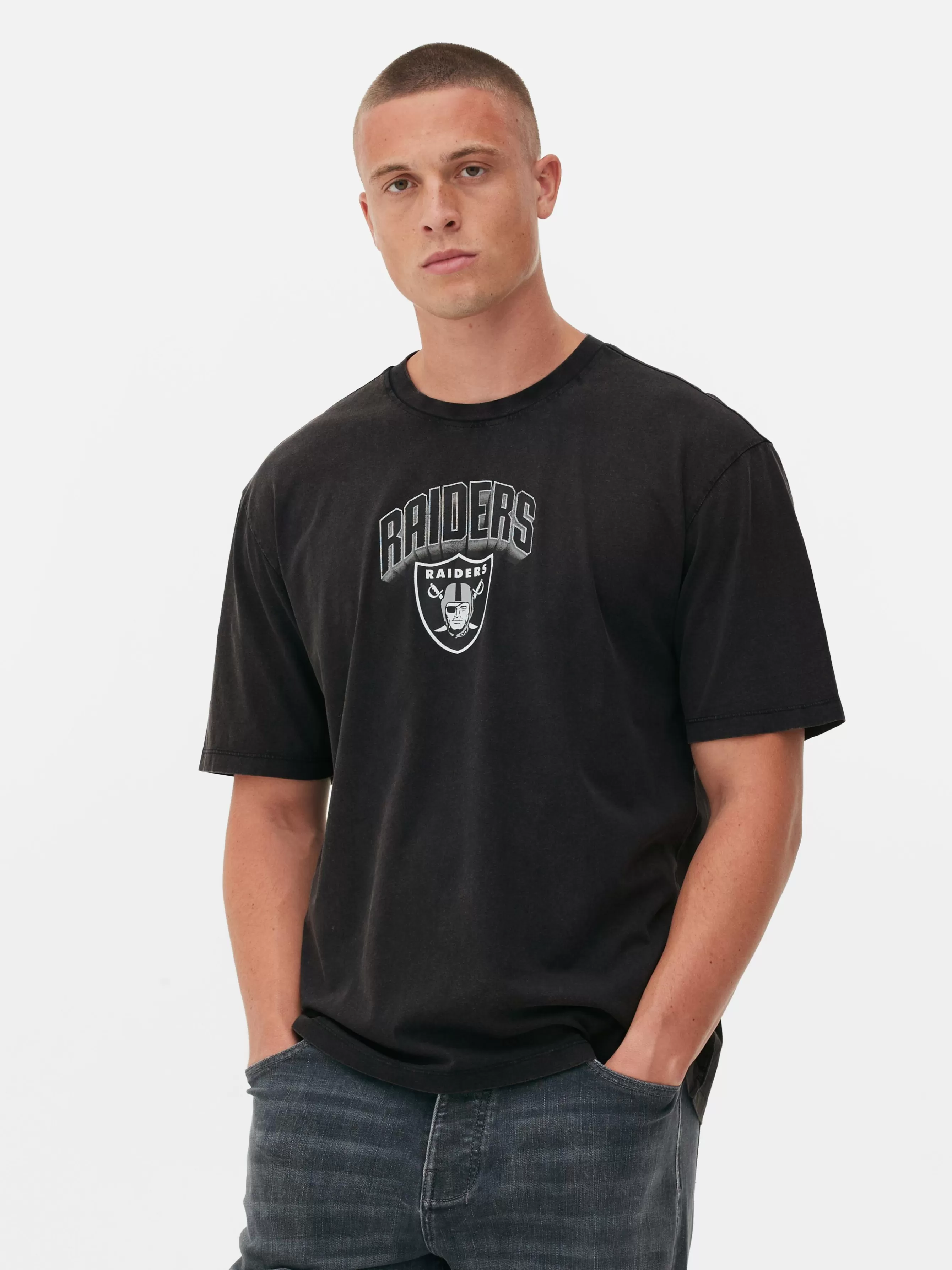 Primark T-shirt Gráfica NFL Las Vegas Raiders