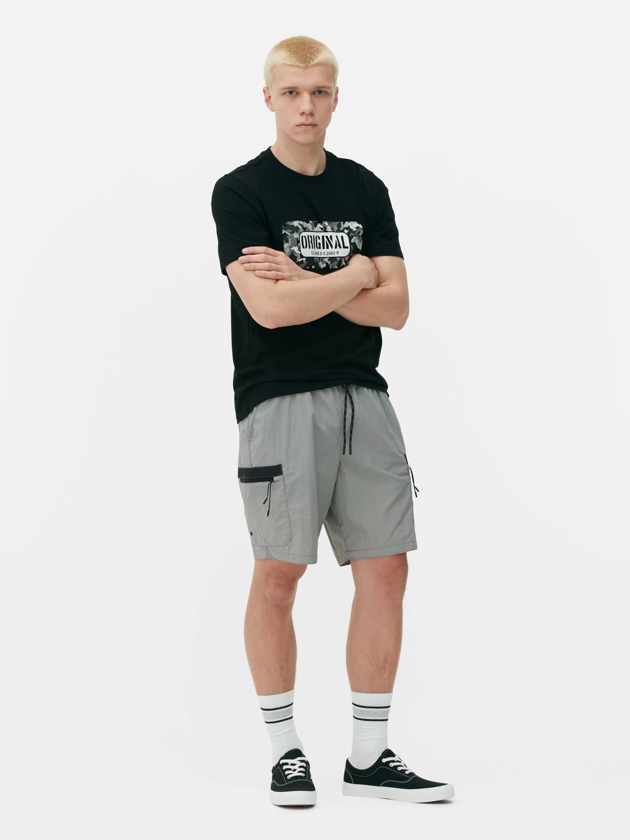 Primark T-shirt Gráfica Original Infill