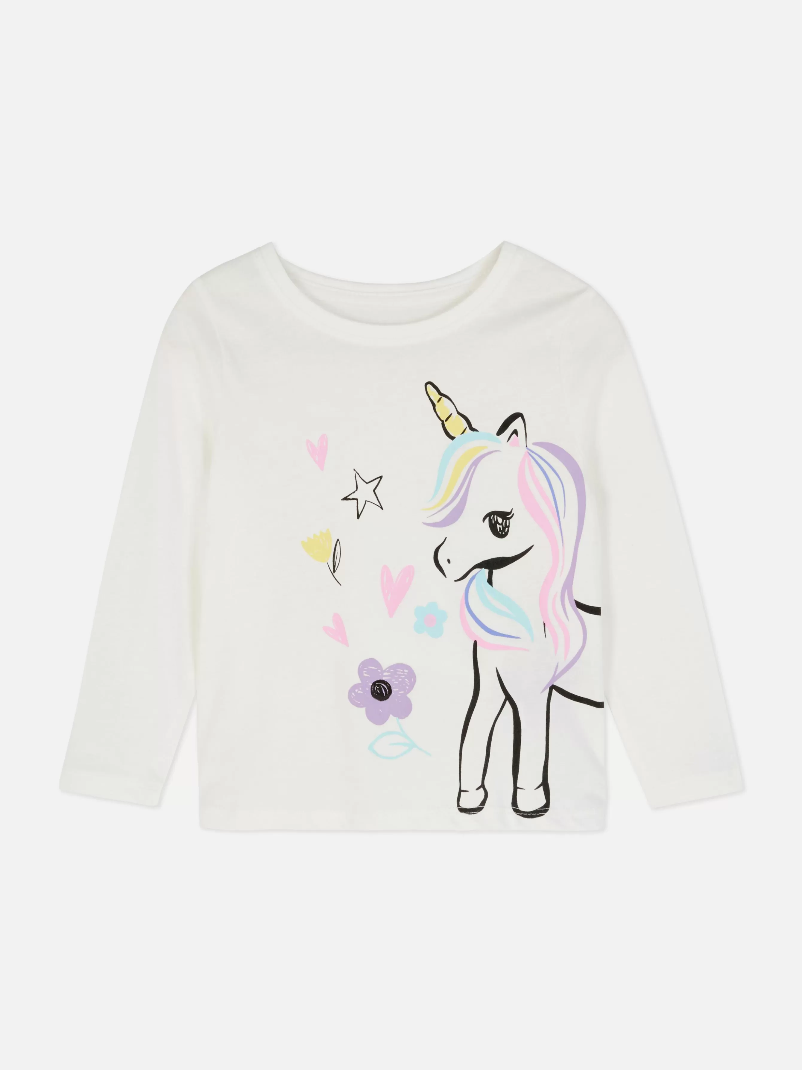 Primark T-shirt Gráfica Unicórnio