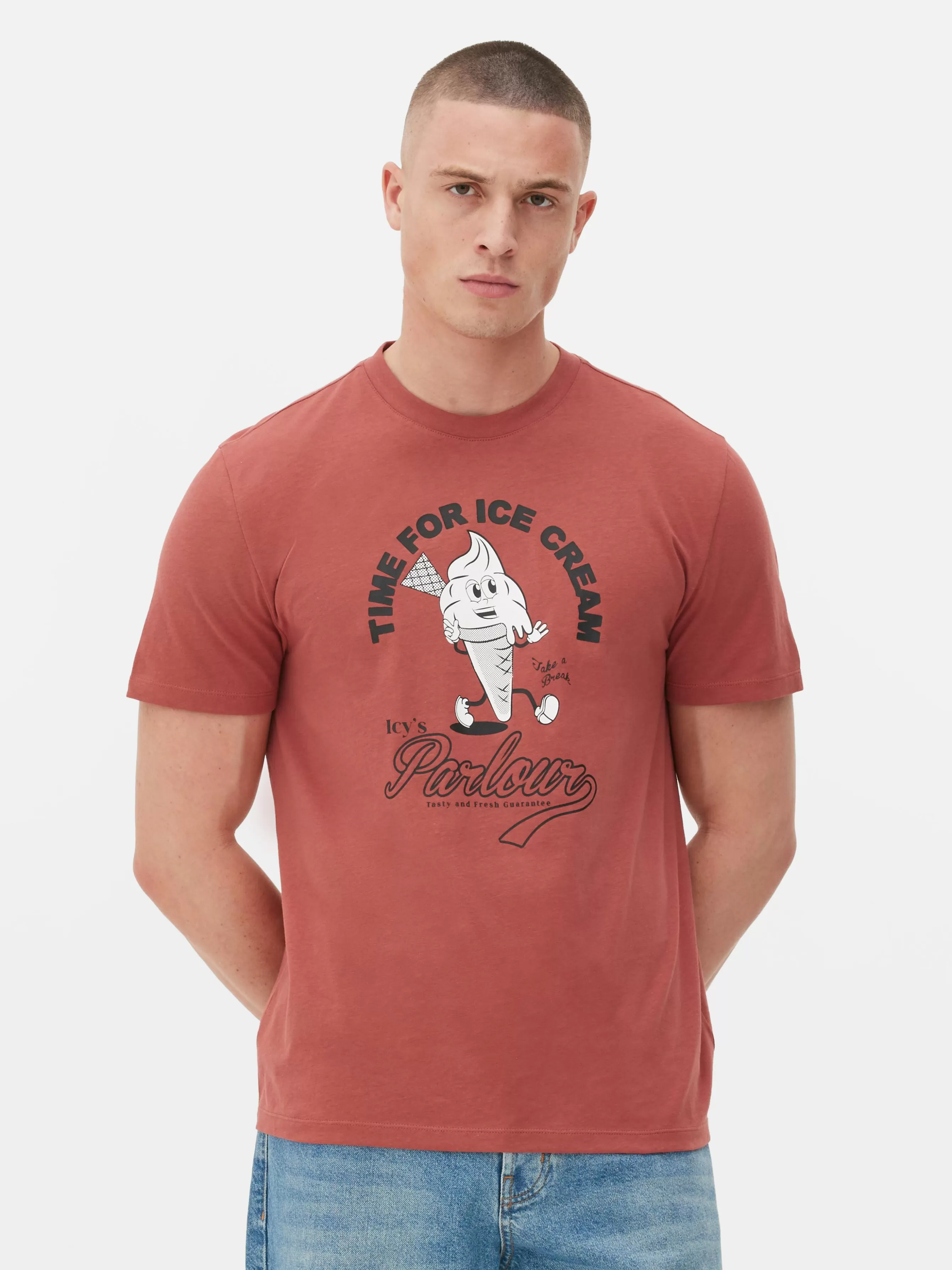 Primark T-shirt Gráfico Gelado
