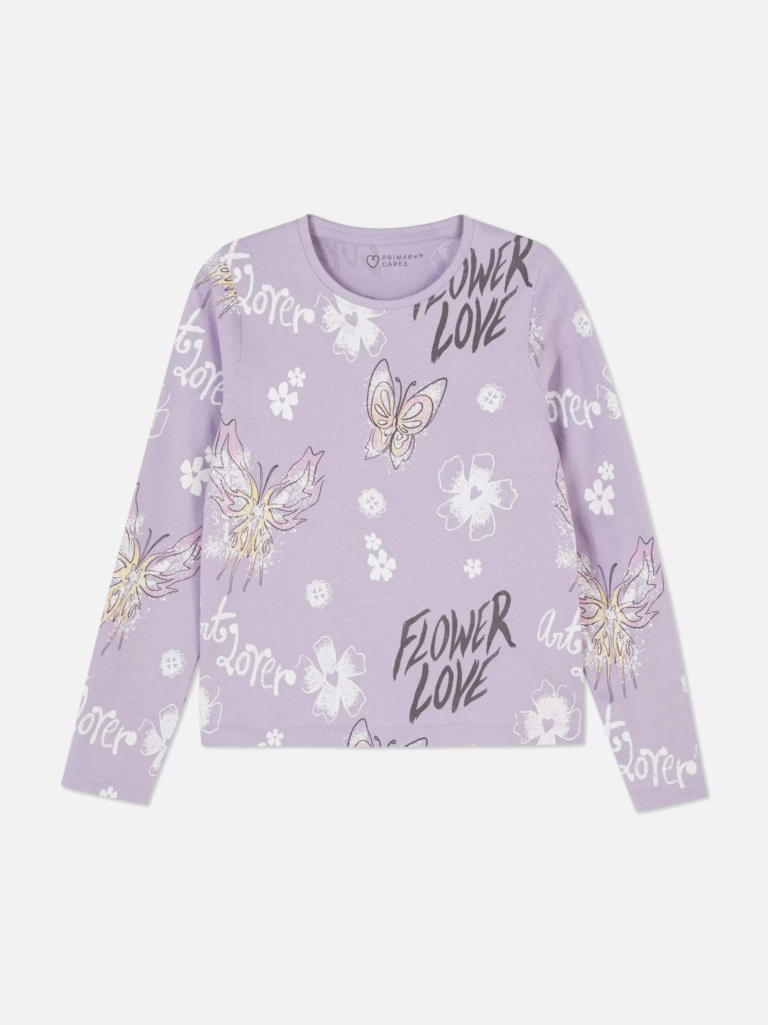 Primark T-shirt Manga Comprida Estampado