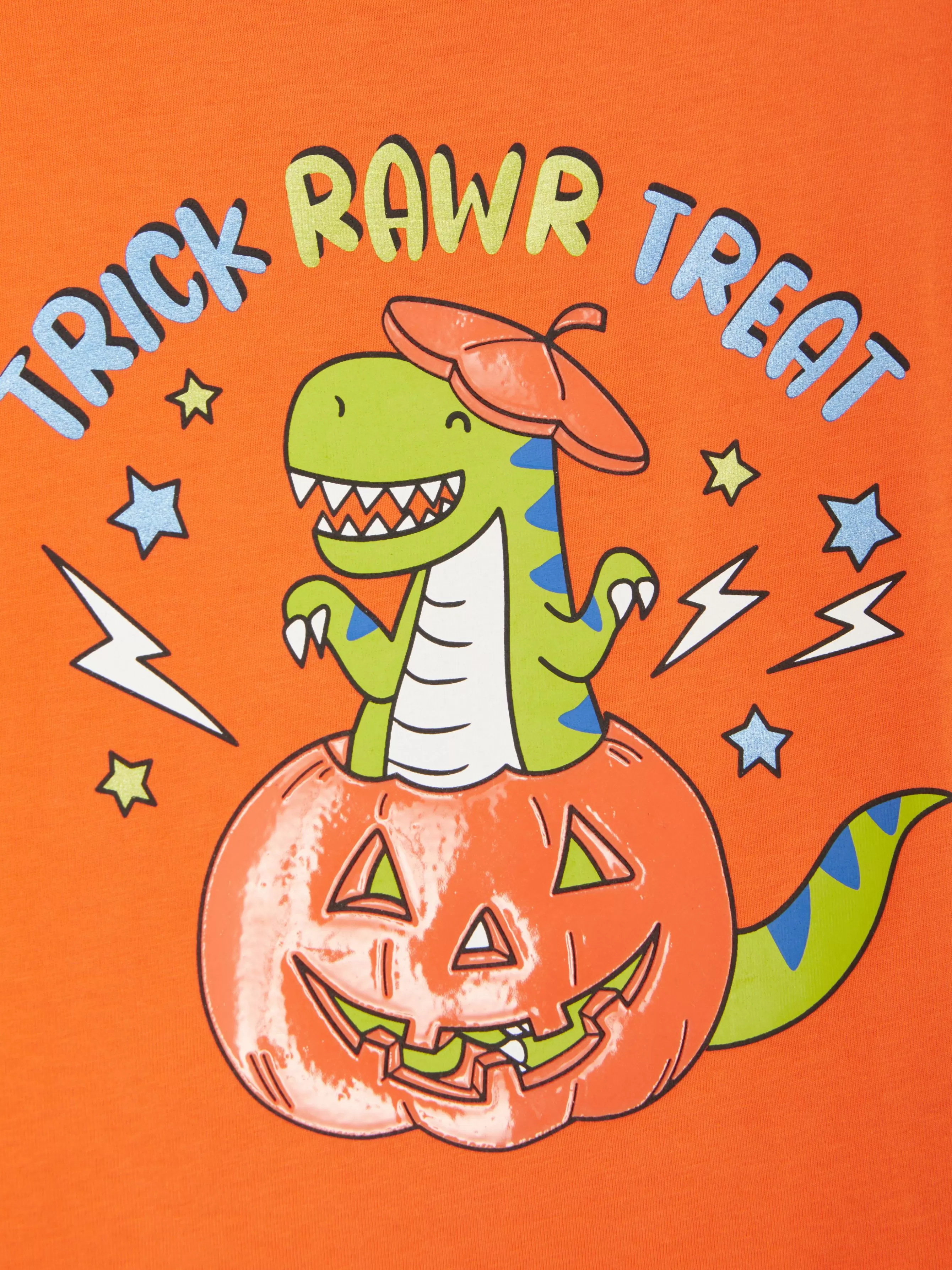 tshirt_manga_comprida_estampado_dinossauro_halloween_2.webp Primark T-shirt Manga Comprida Estampado Dinossauro Halloween