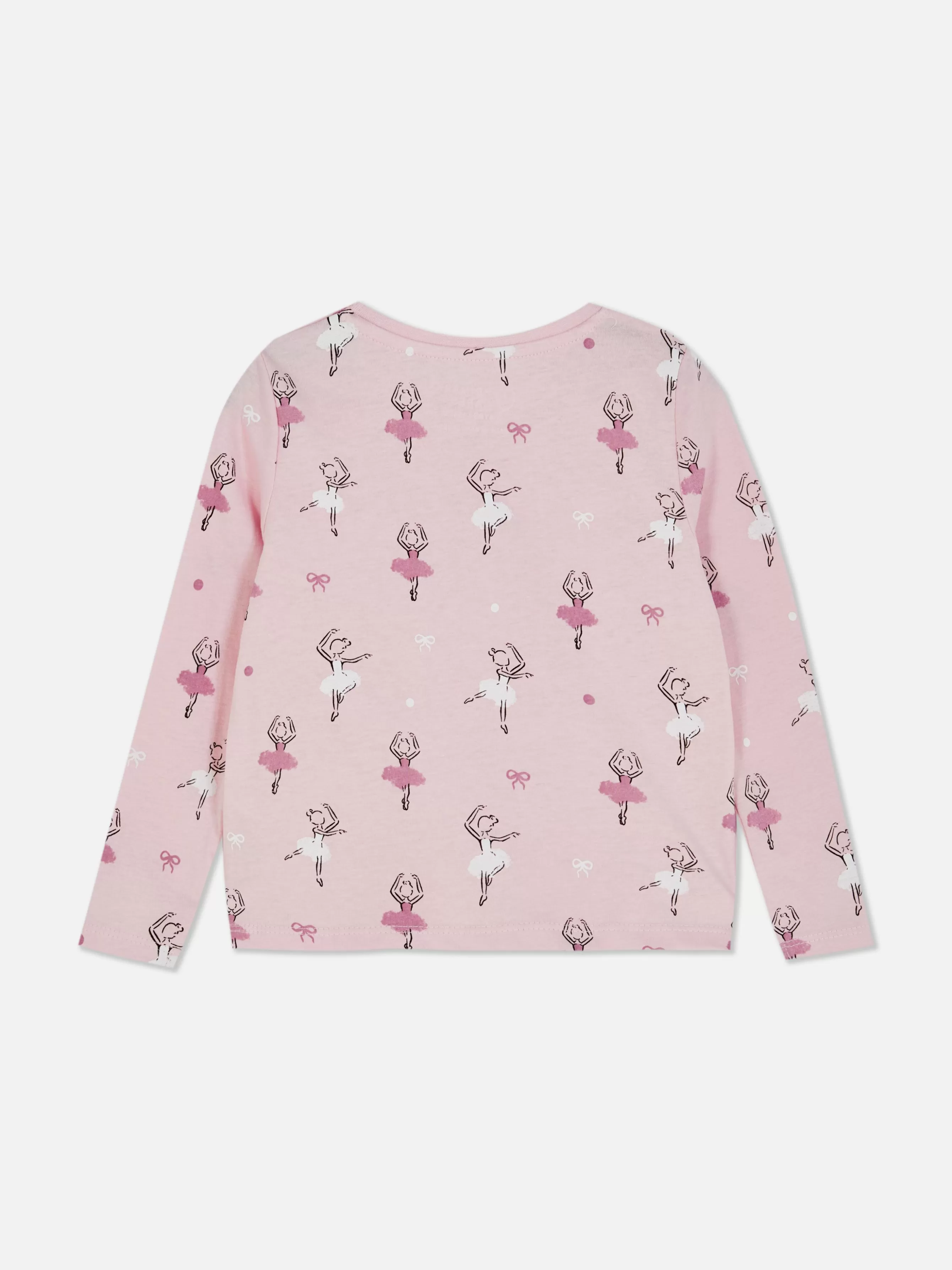 Primark T-shirt Manga Comprida Gráfico Ballet