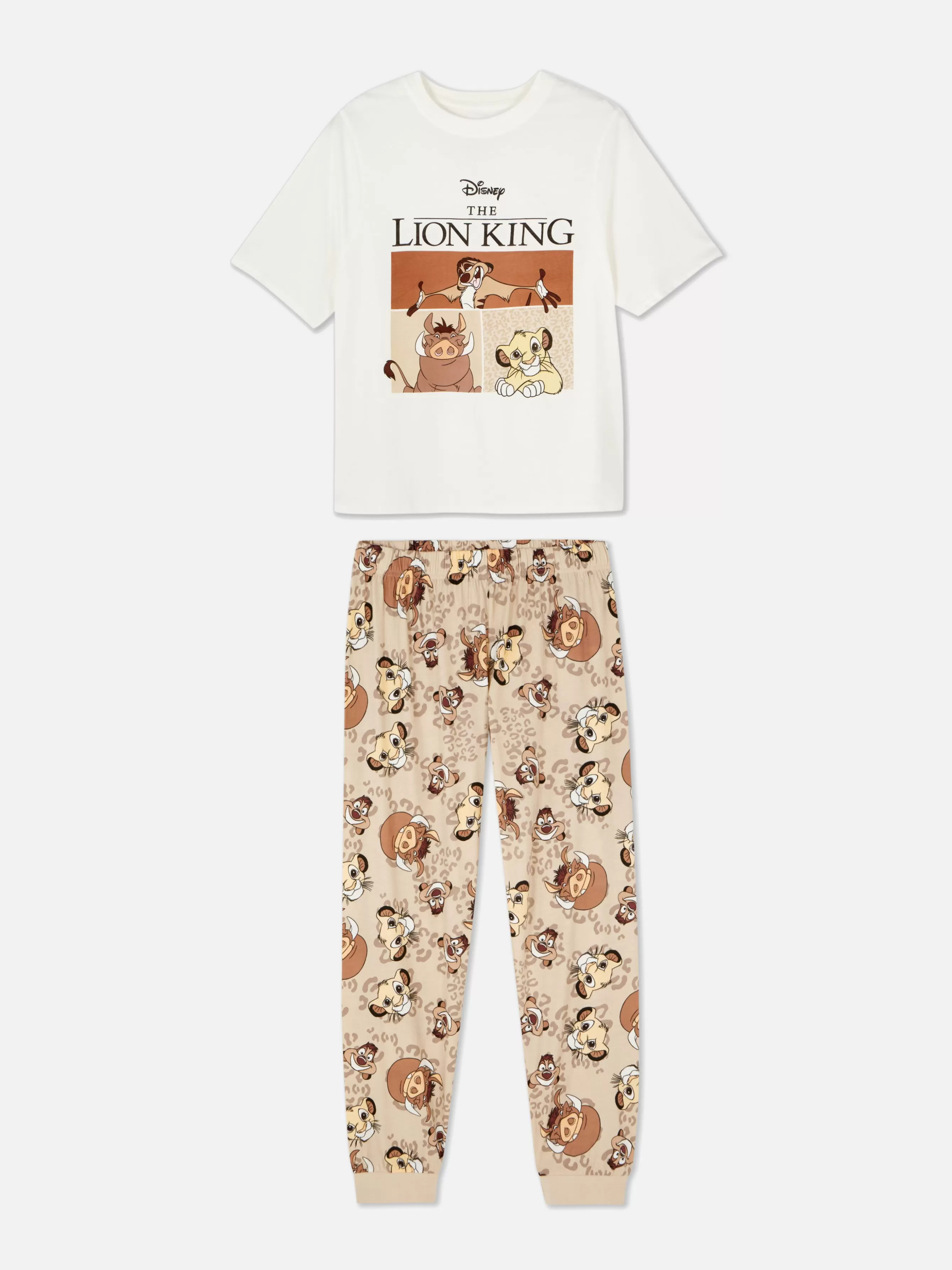 MULHER Primark T-shirt Pijama Personagens Disney