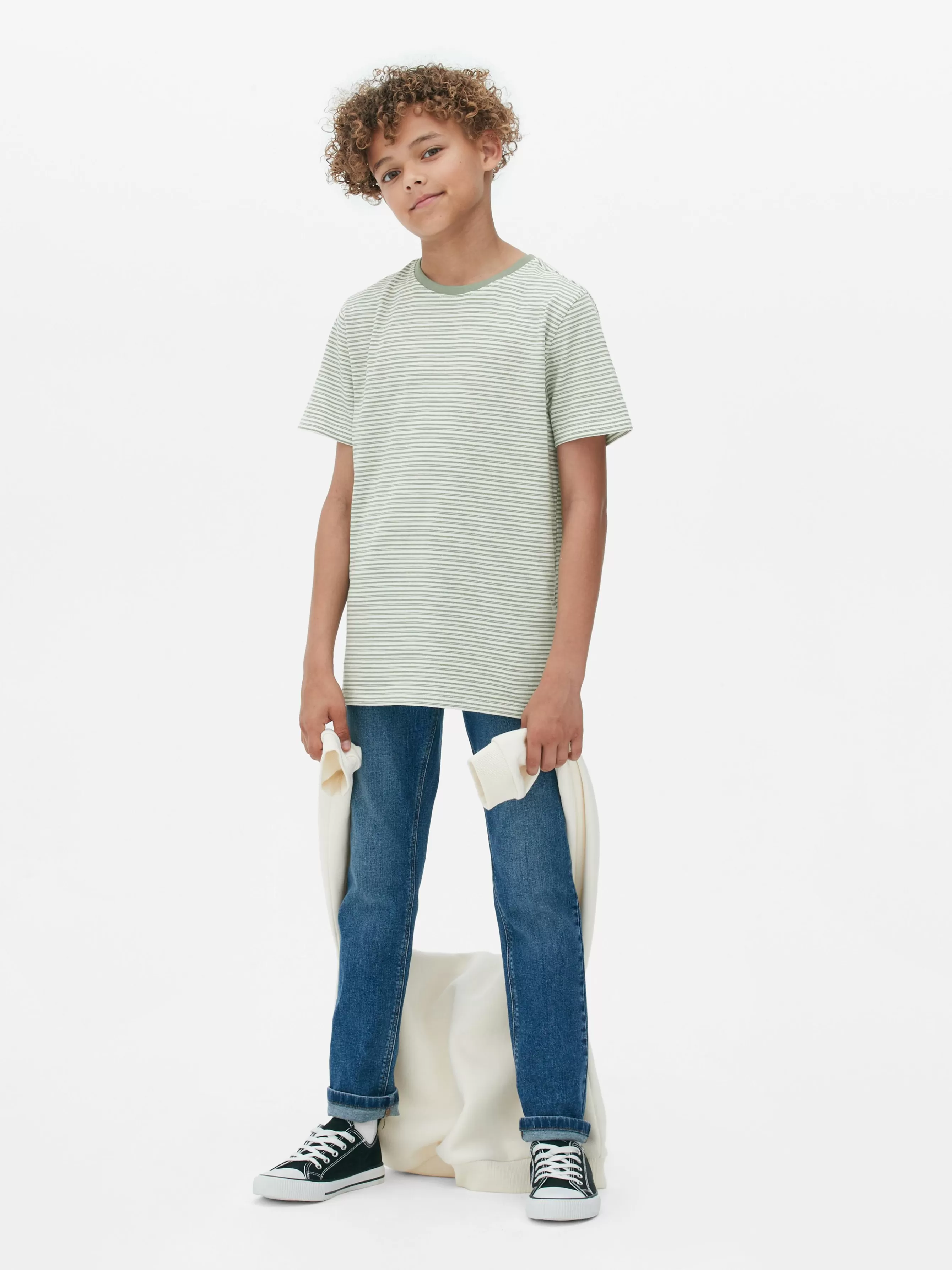 Primark T-shirt Riscas Jacquard Rapaz