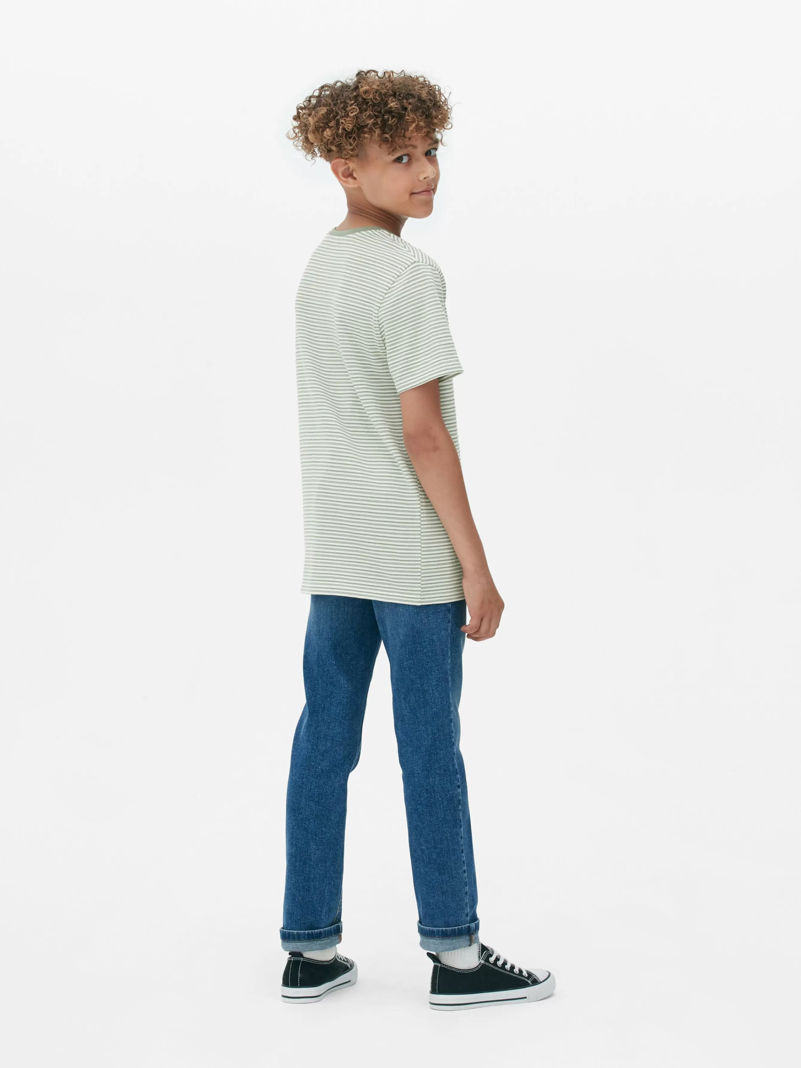 Primark T-shirt Riscas Jacquard Rapaz
