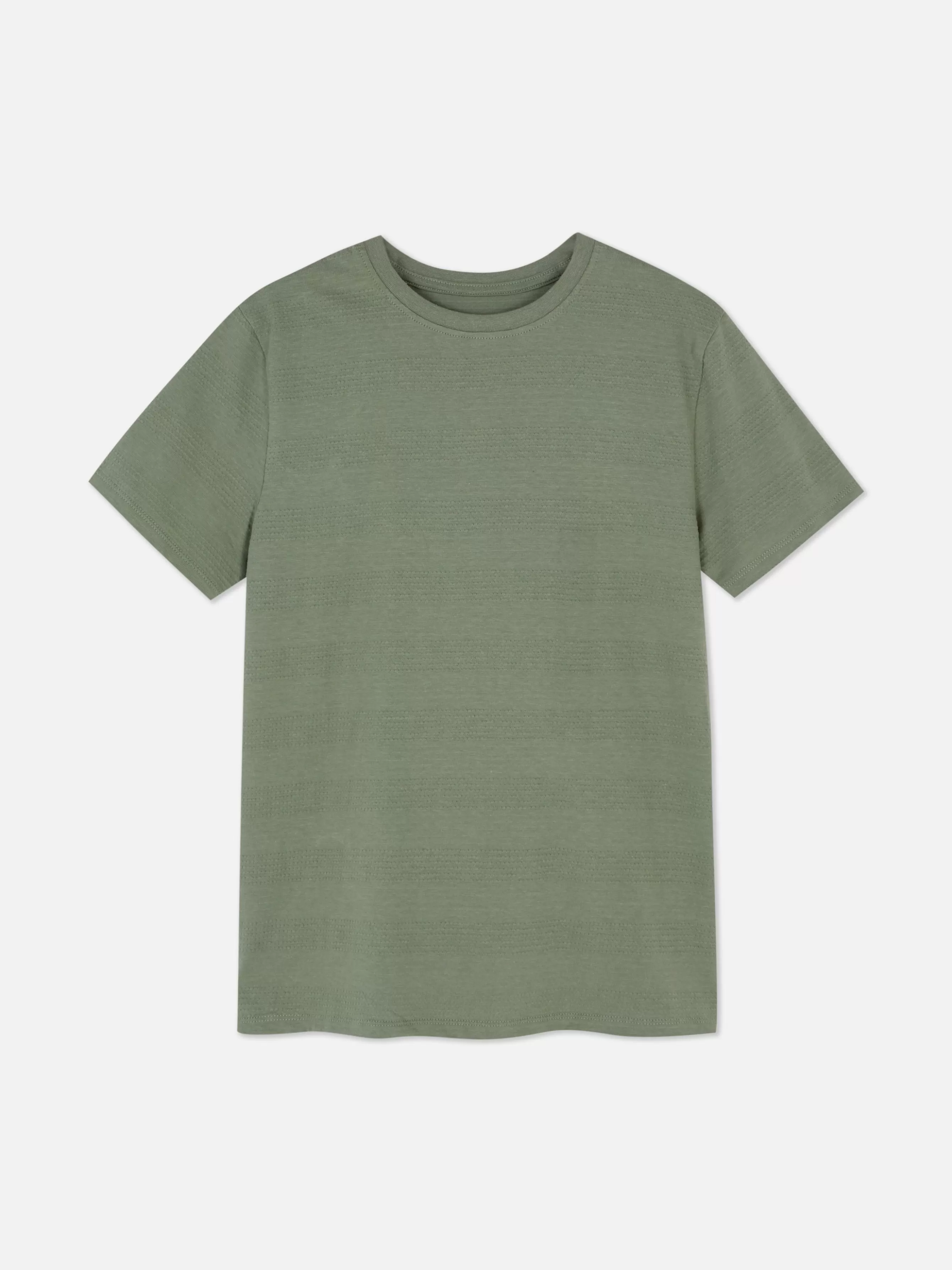 Primark T-shirt Texturada Riscas