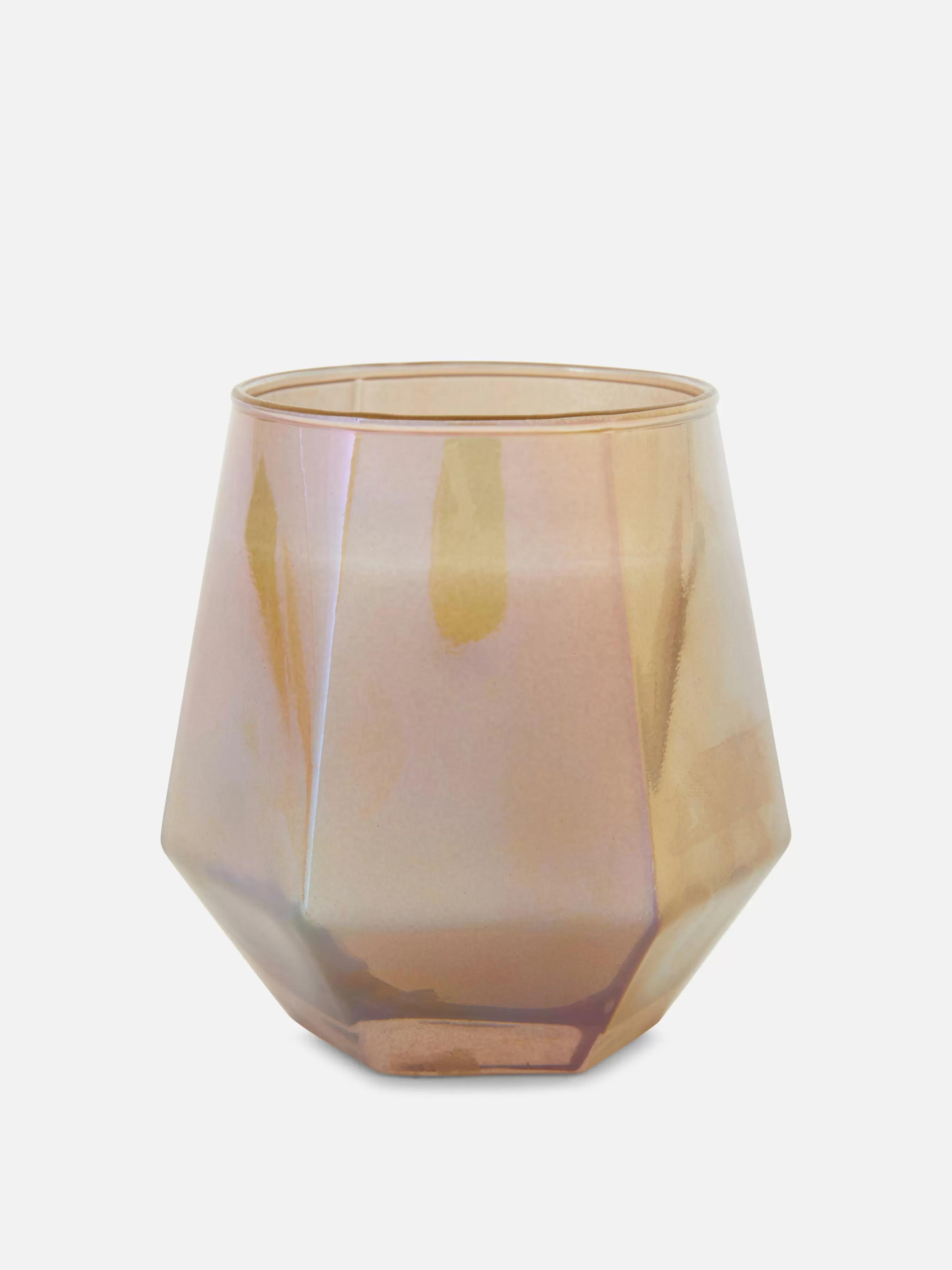 Primark Vela Recipiente Hexagonal Iridescente